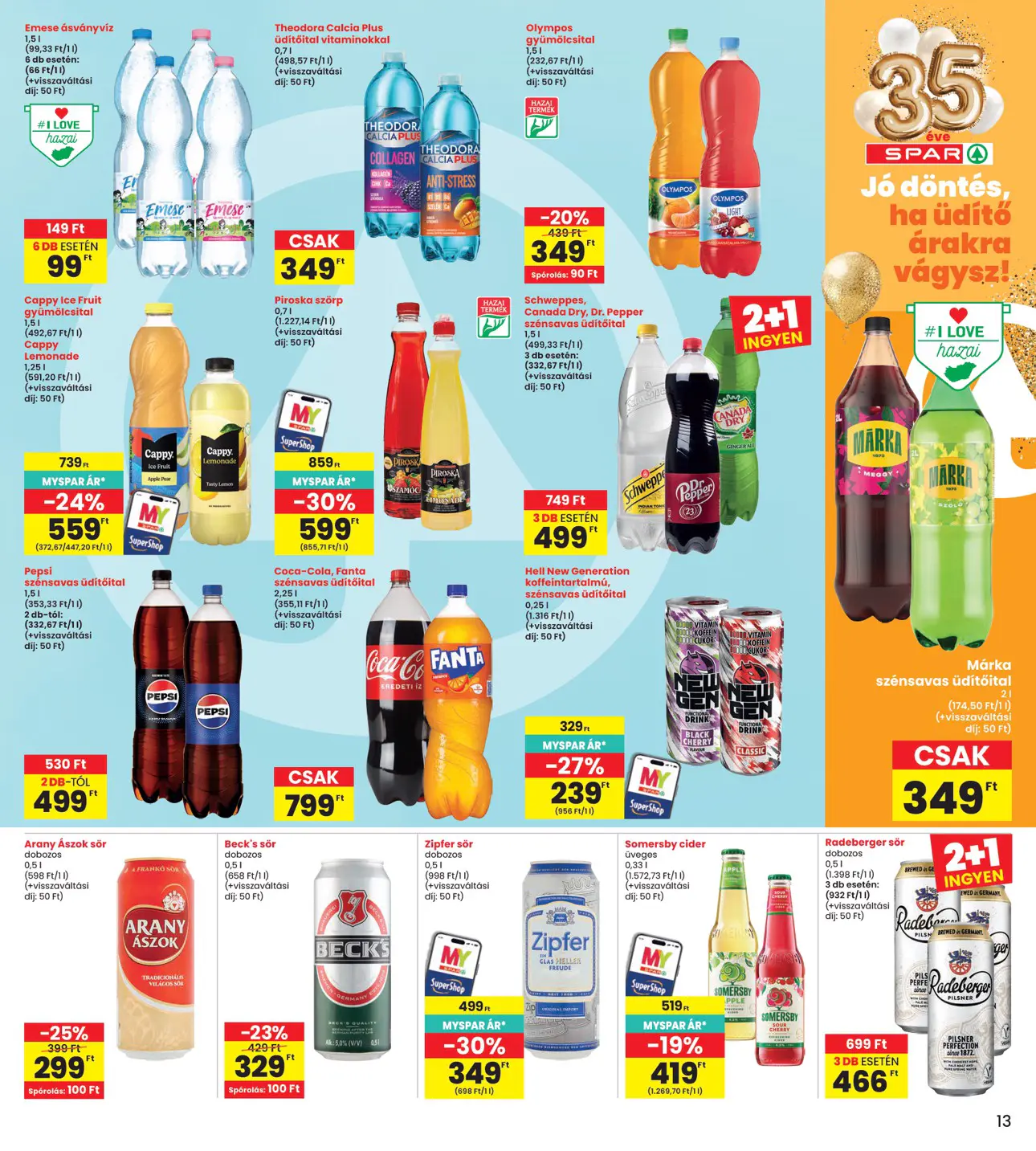 INTERSPAR szórólap, 13. oldal (okt. 29. – nov. 4.)