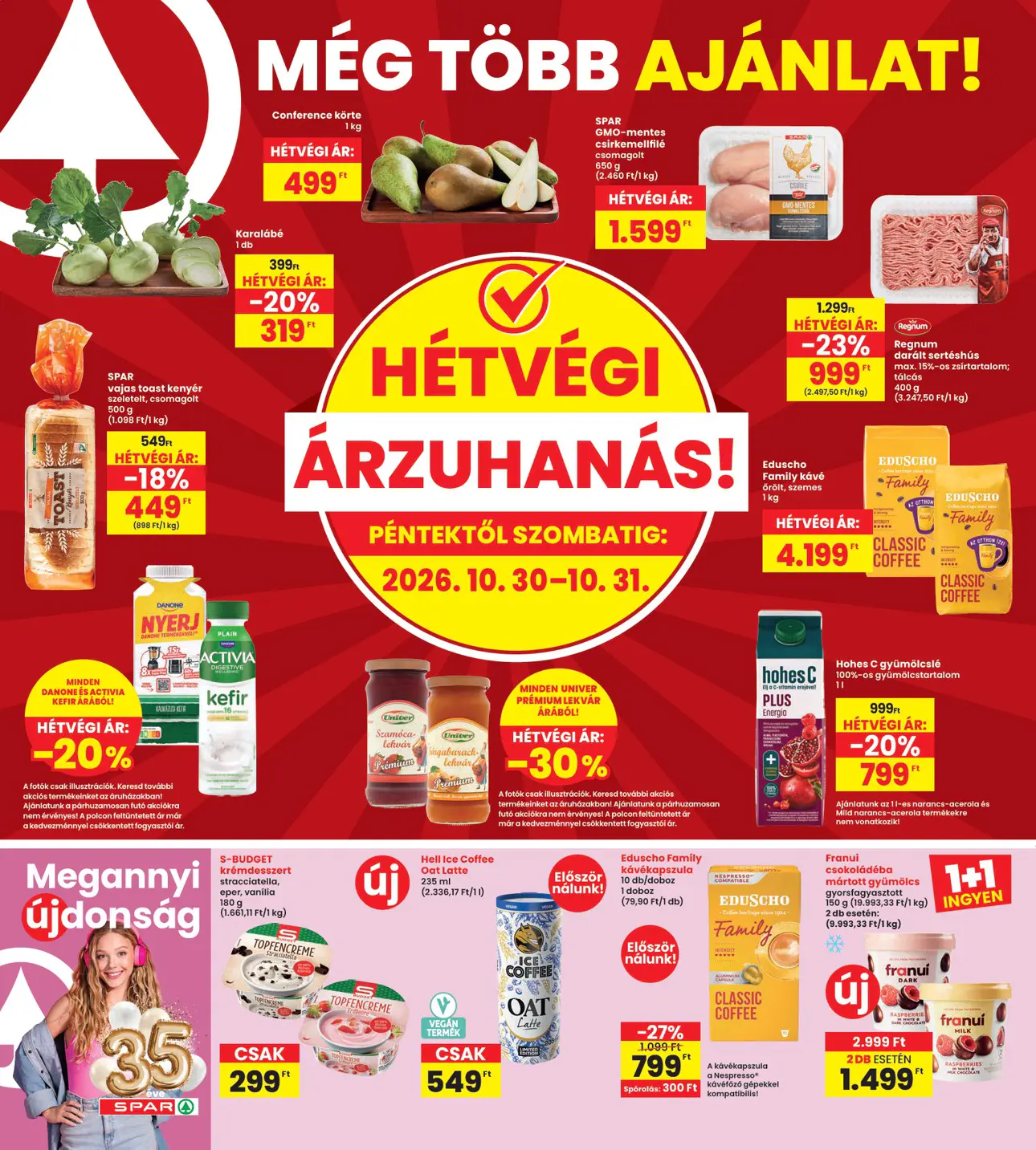 INTERSPAR szórólap, 20. oldal (okt. 29. – nov. 4.)