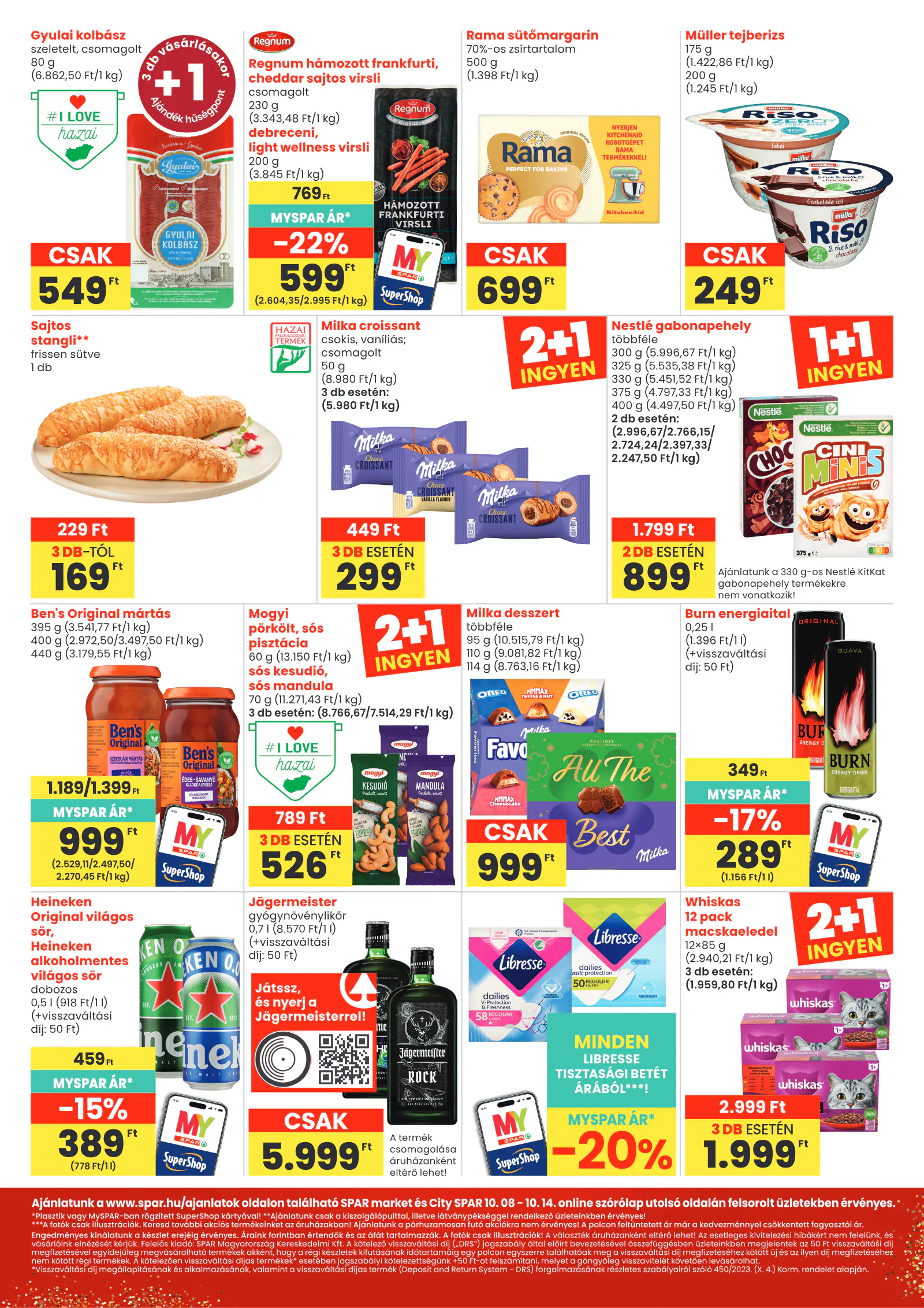 Spar market és City SPAR, 2. oldal (okt. 8–14.)