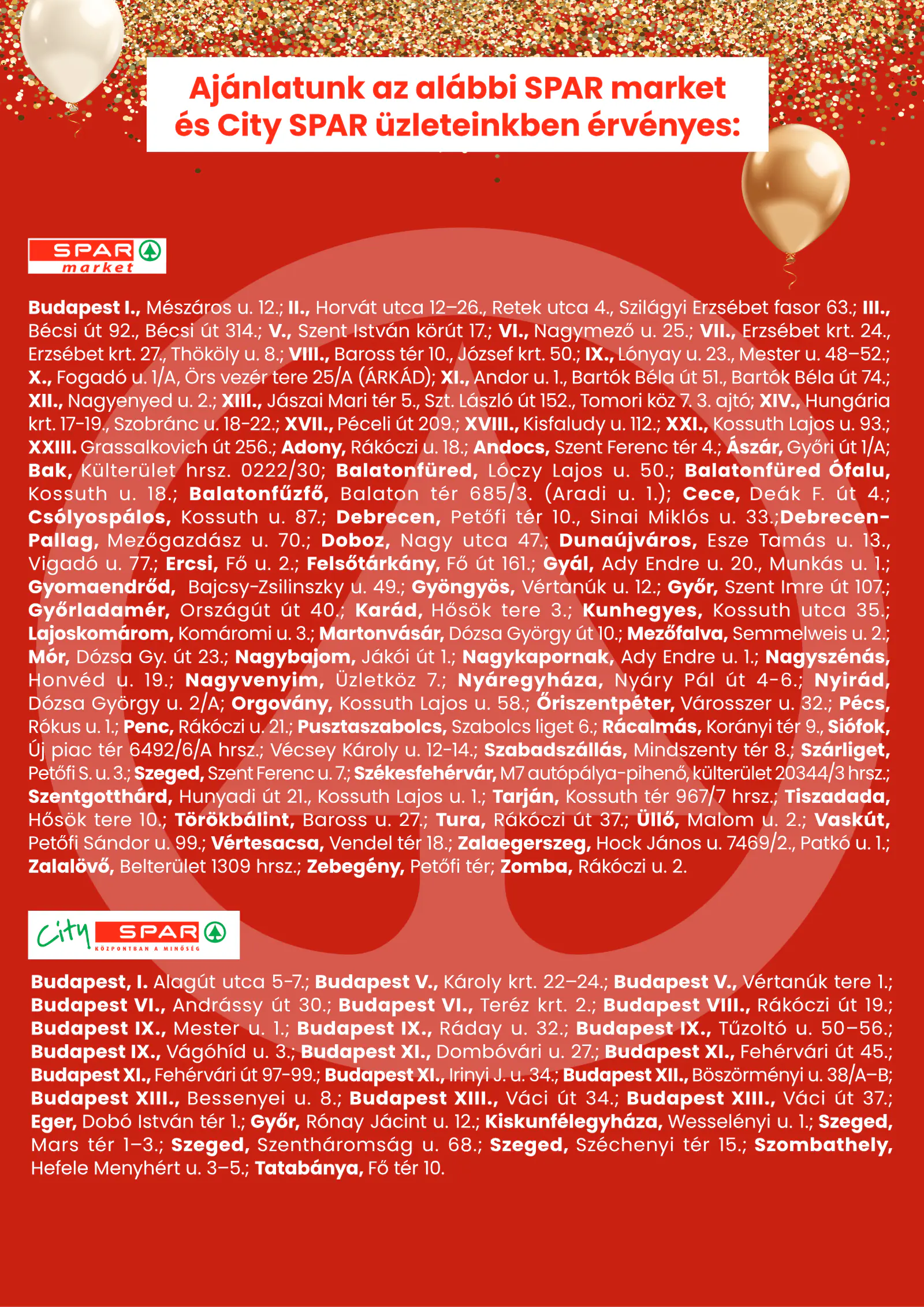 Spar market és City SPAR, 3. oldal (okt. 15–21.)