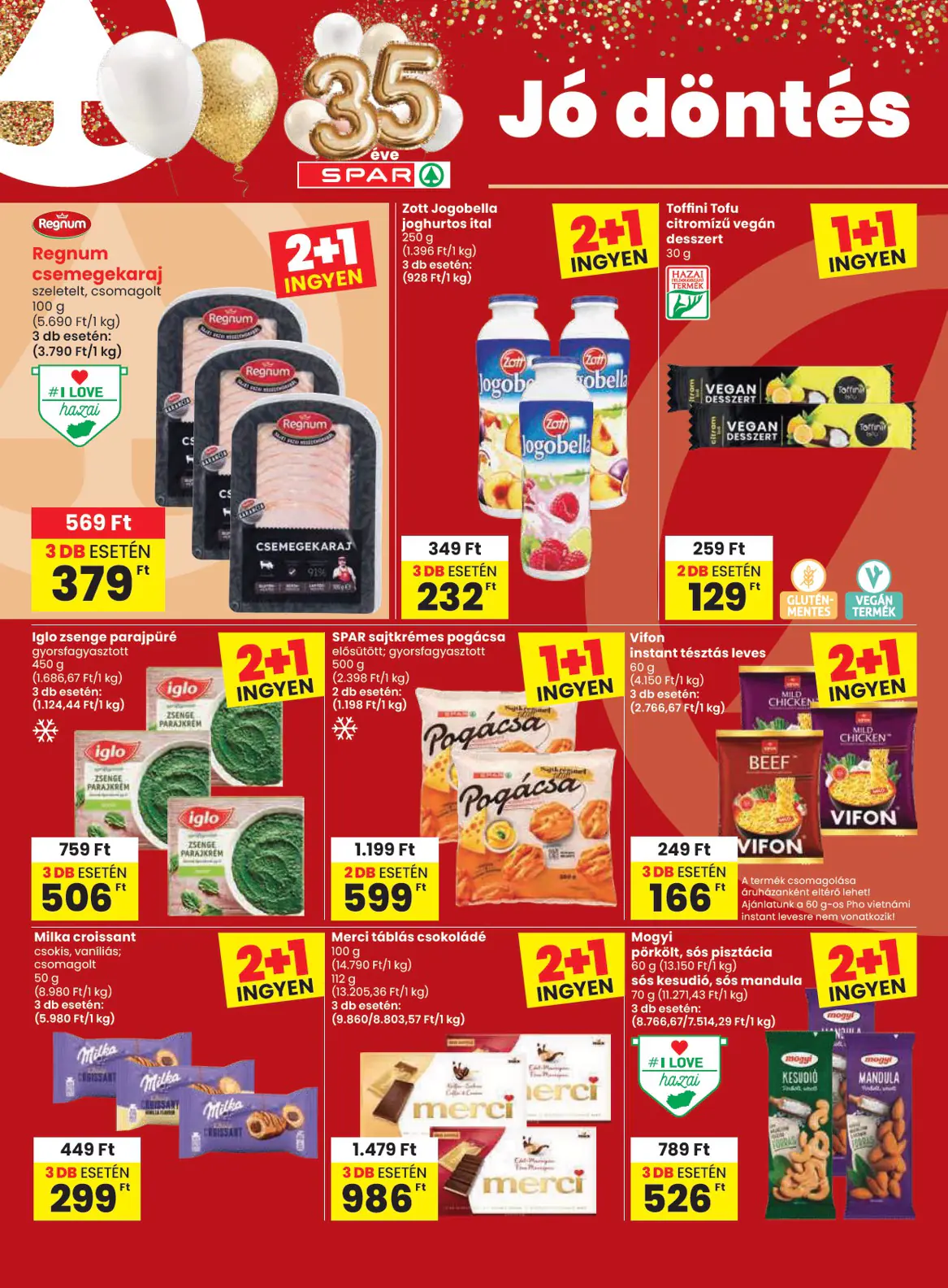Spar szórólap, 8. oldal (okt. 8–14.)