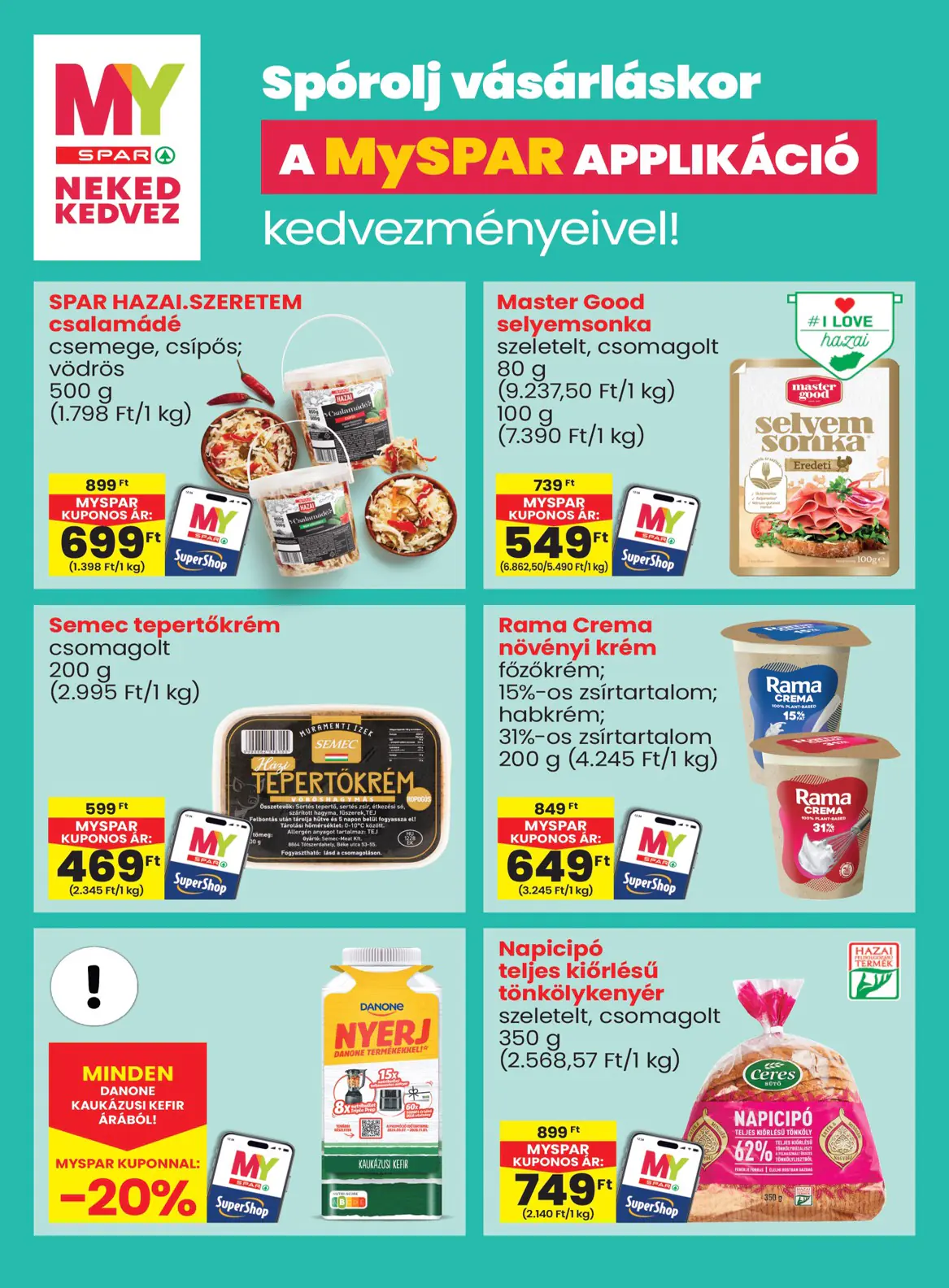 Spar szórólap, 13. oldal (okt. 8–14.)