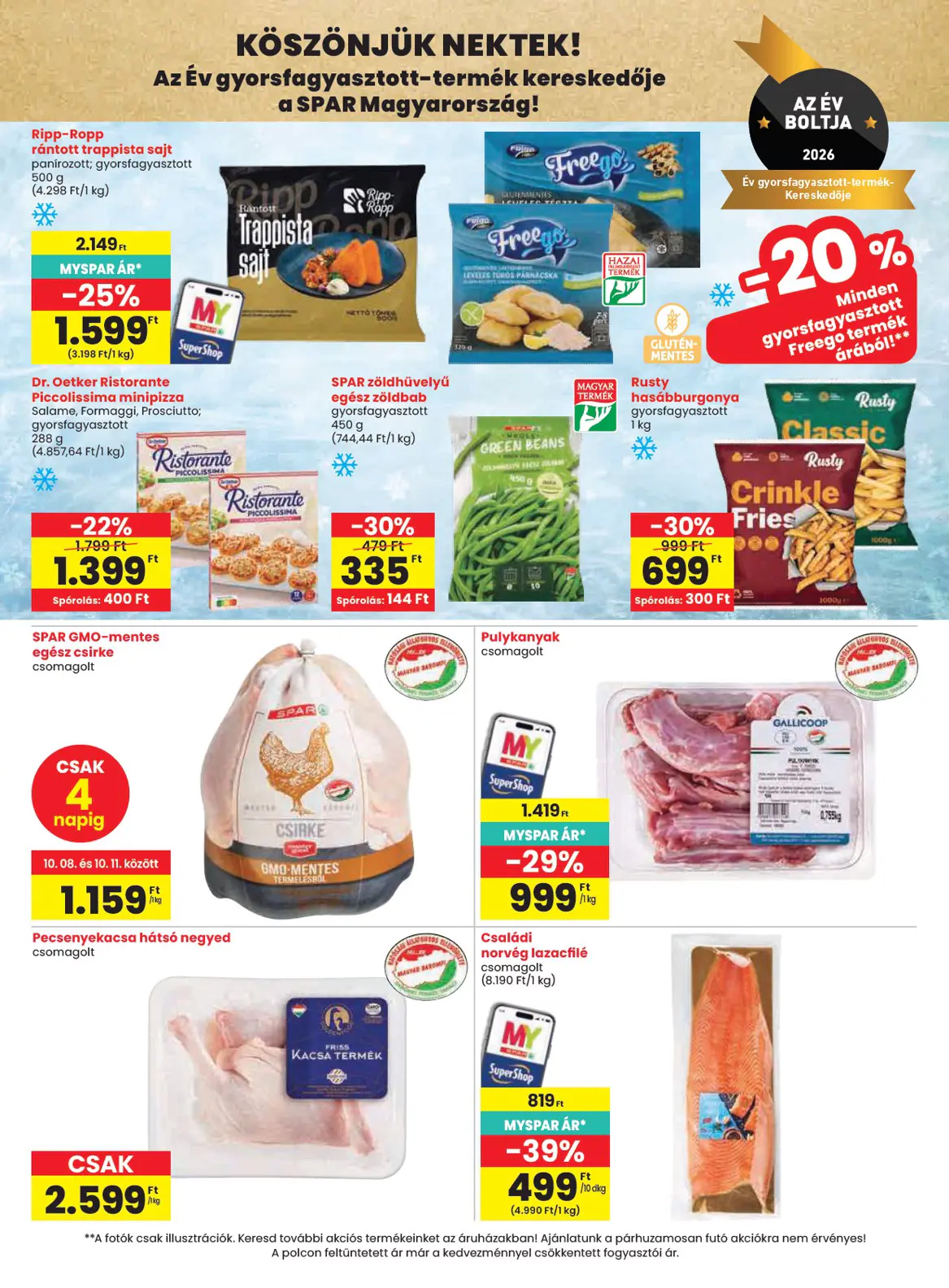Spar szórólap, 17. oldal (okt. 8–14.)
