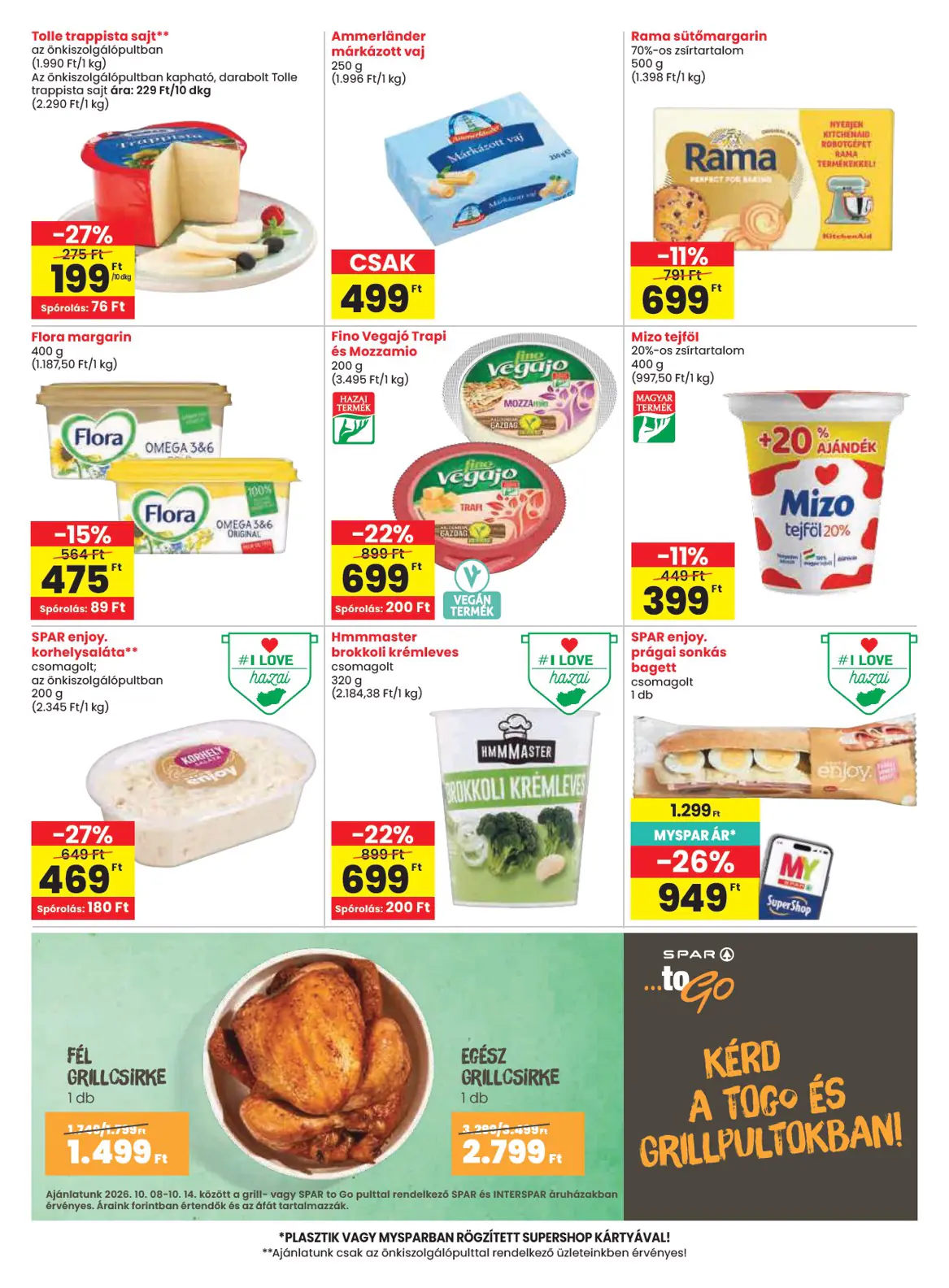 Spar szórólap, 21. oldal (okt. 8–14.)