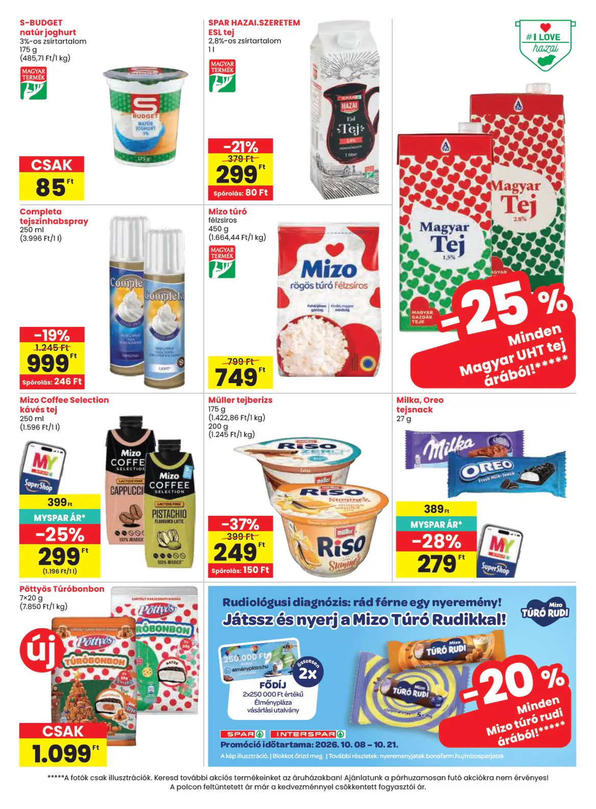 Spar szórólap, 22. oldal (okt. 8–14.)