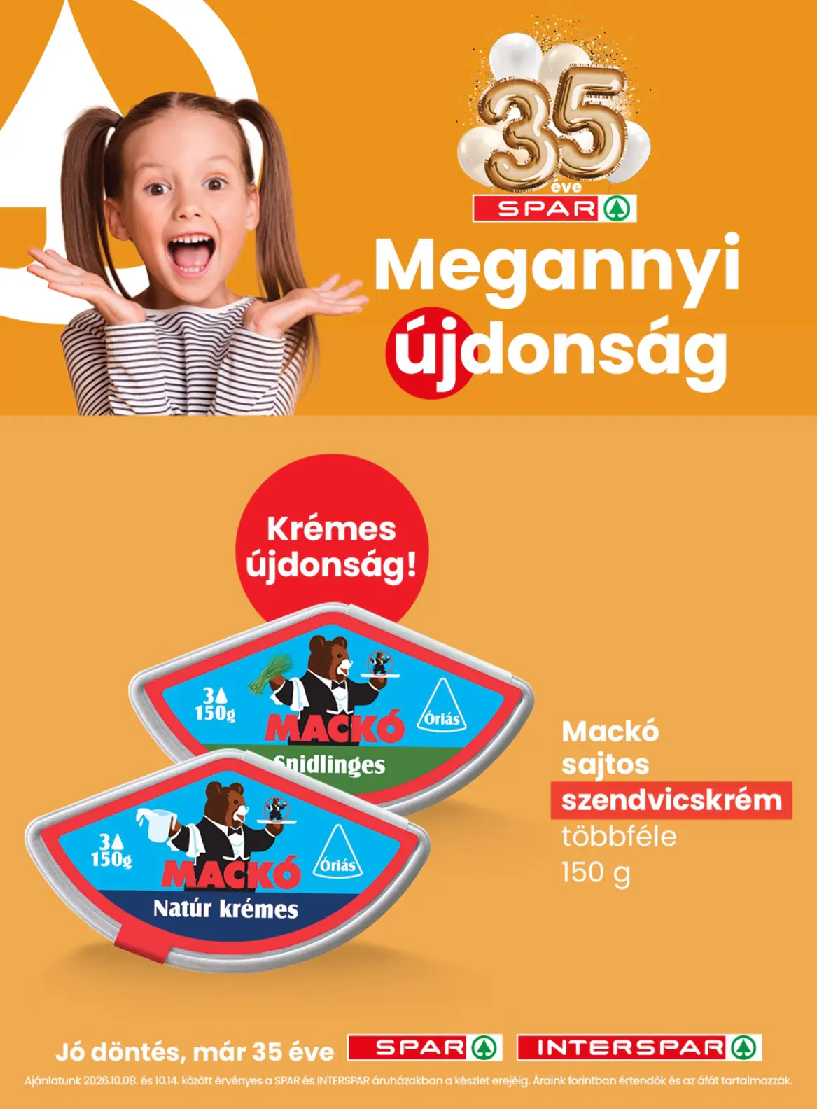 Spar szórólap, 23. oldal (okt. 8–14.)