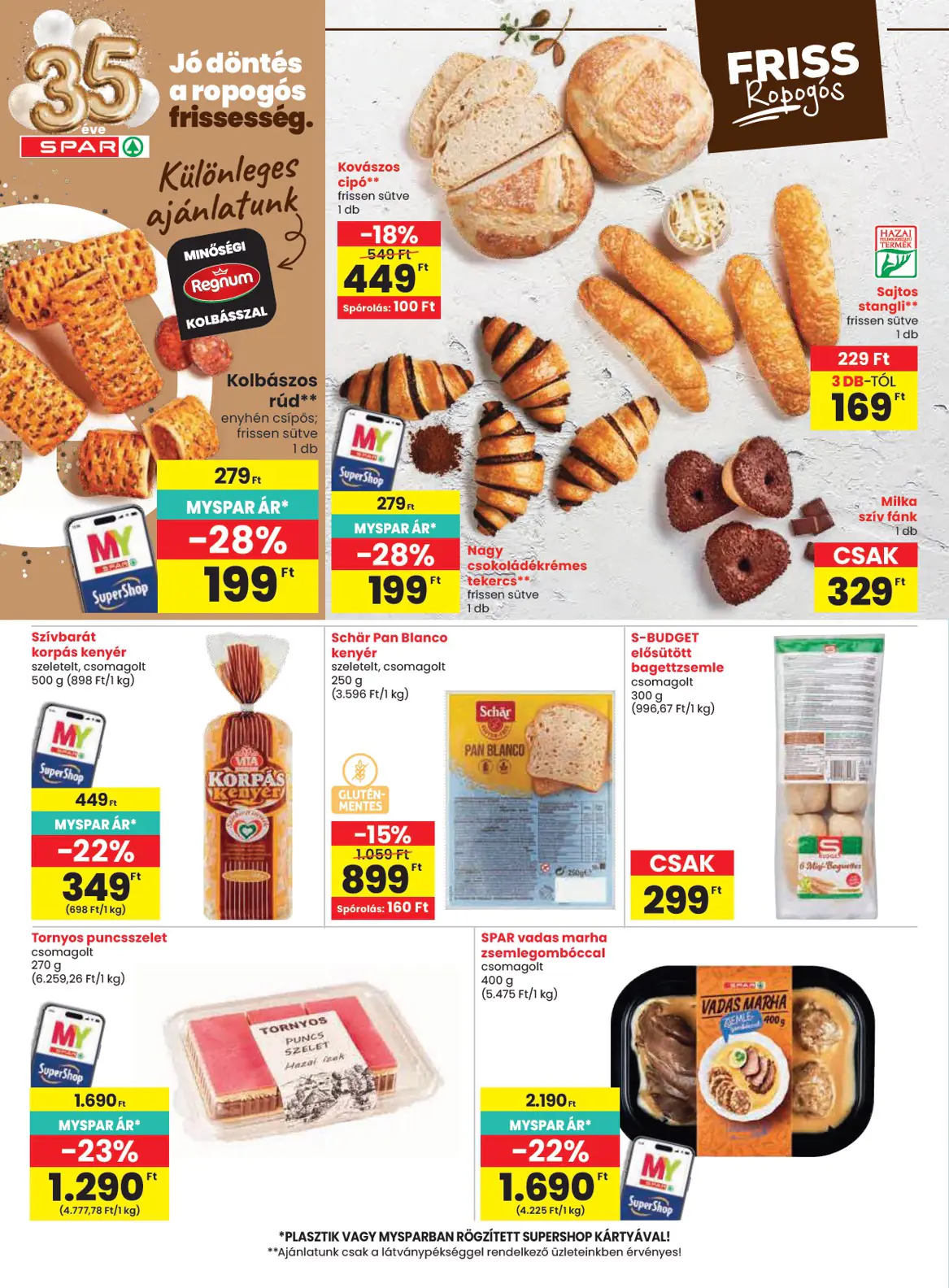 Spar szórólap, 24. oldal (okt. 8–14.)