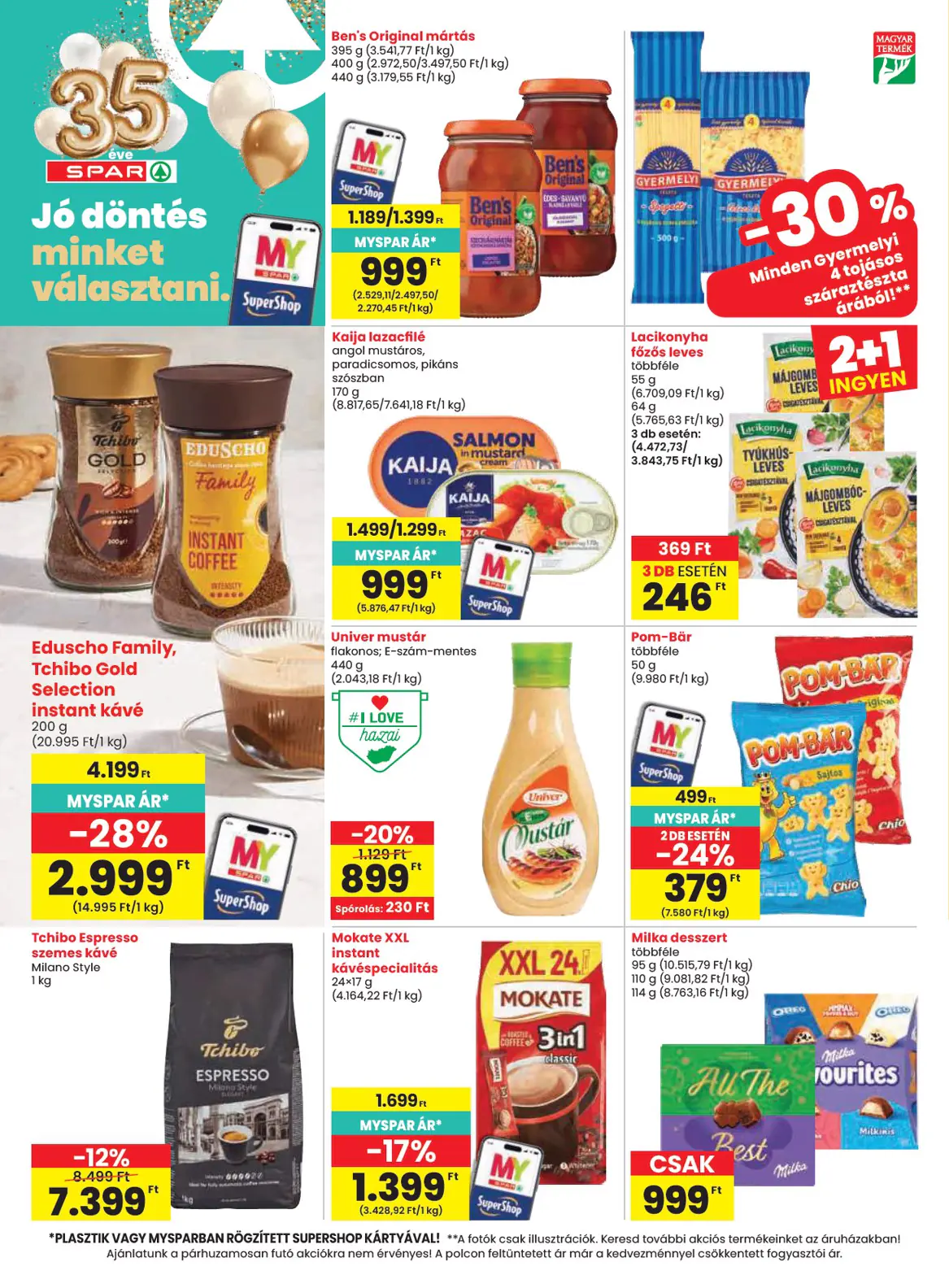 Spar szórólap, 30. oldal (okt. 8–14.)