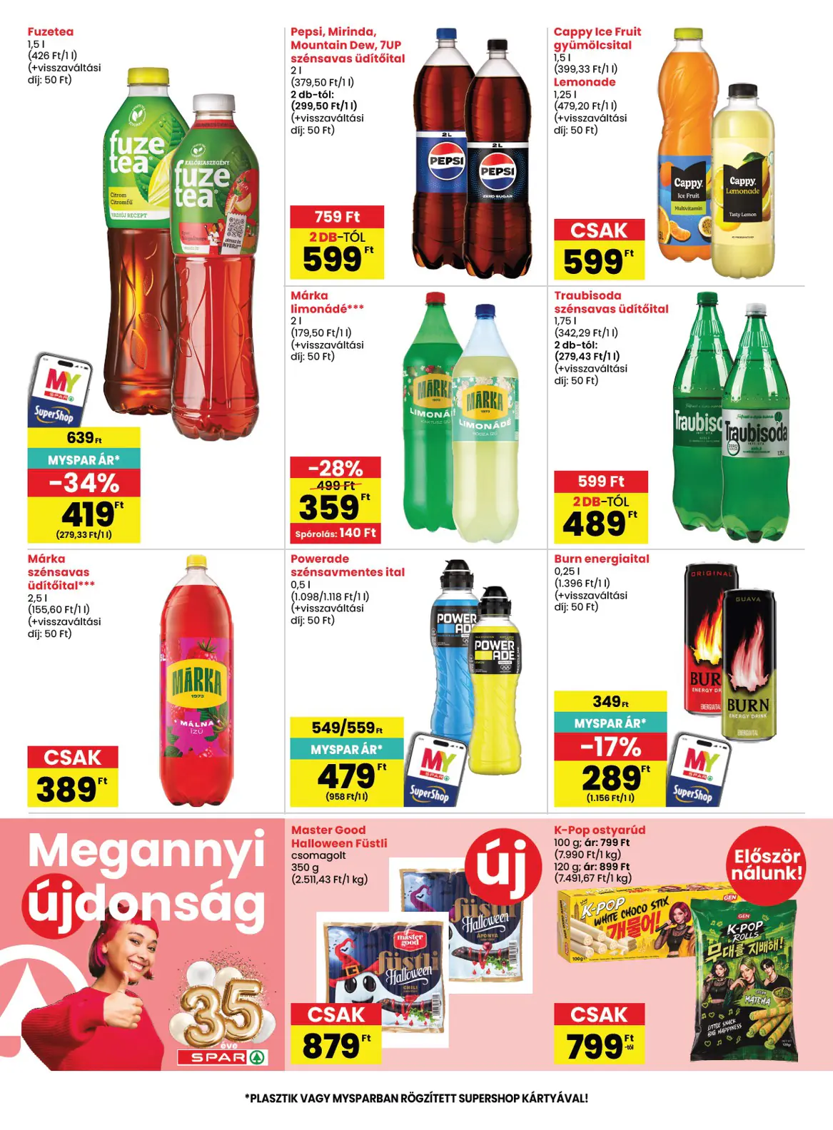 Spar szórólap, 33. oldal (okt. 8–14.)