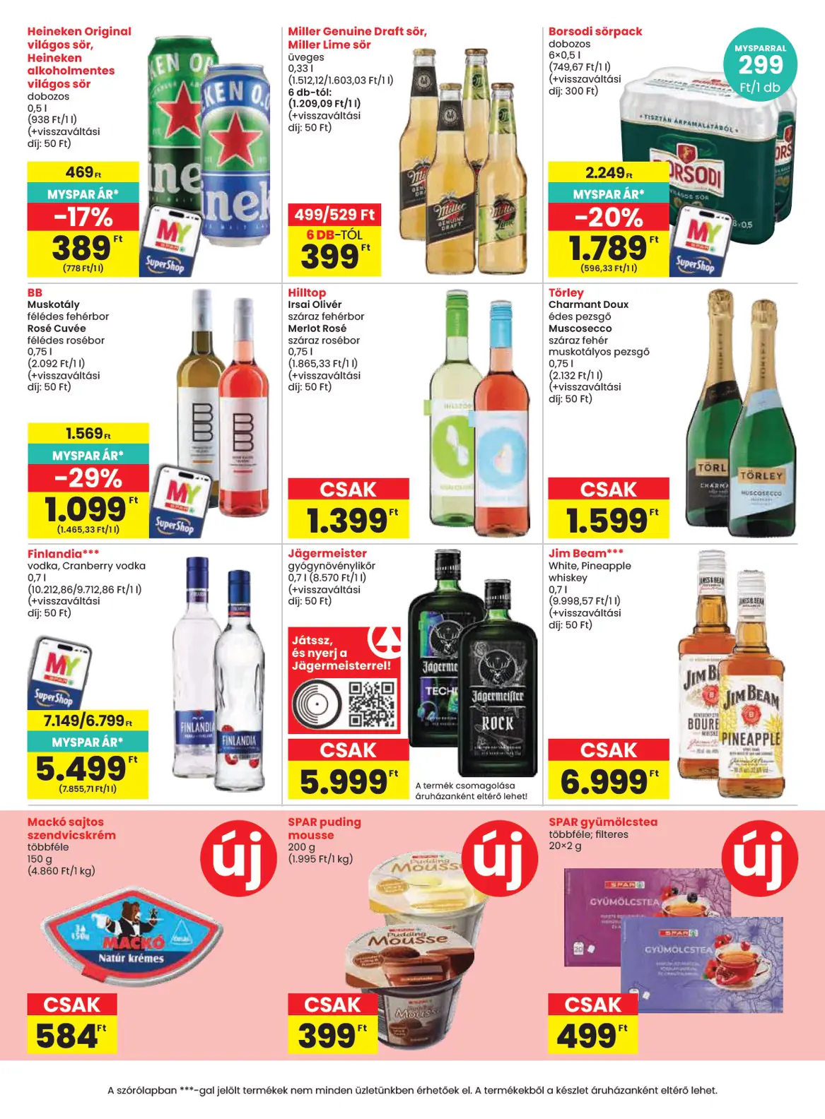 Spar szórólap, 35. oldal (okt. 8–14.)
