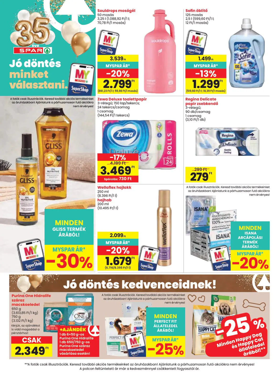 Spar szórólap, 36. oldal (okt. 8–14.)