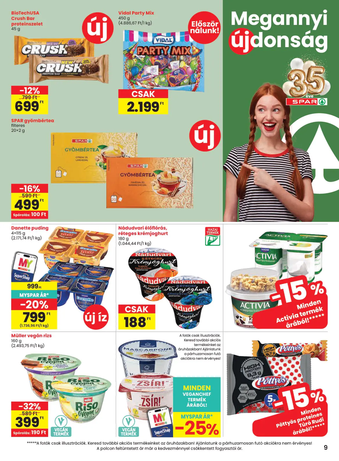 Spar szórólap, 9. oldal (okt. 15–21.)