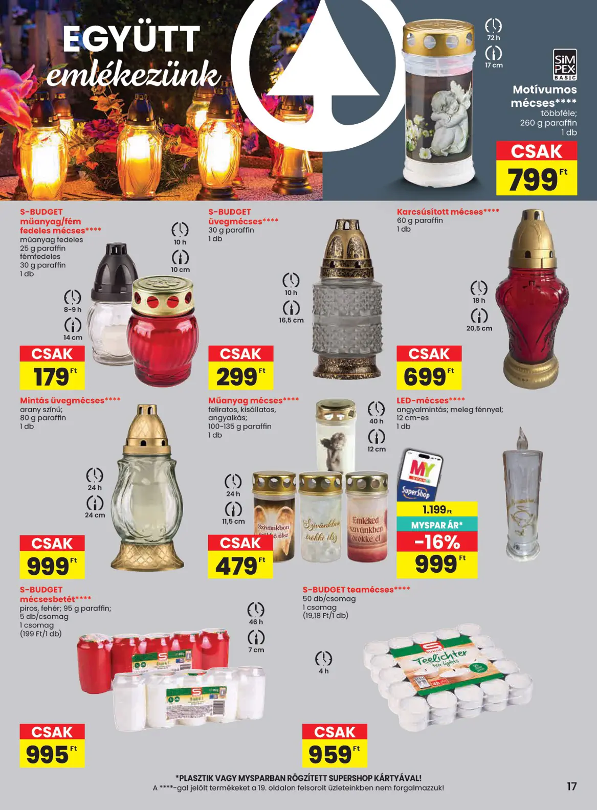 Spar szórólap, 17. oldal (okt. 15–21.)