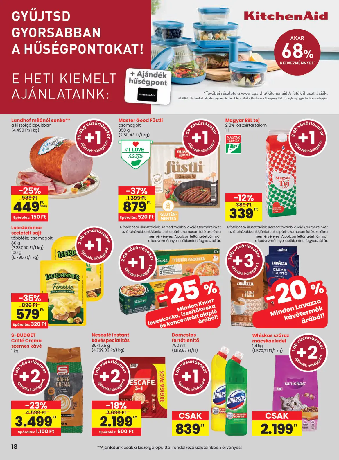 Spar szórólap, 18. oldal (okt. 15–21.)
