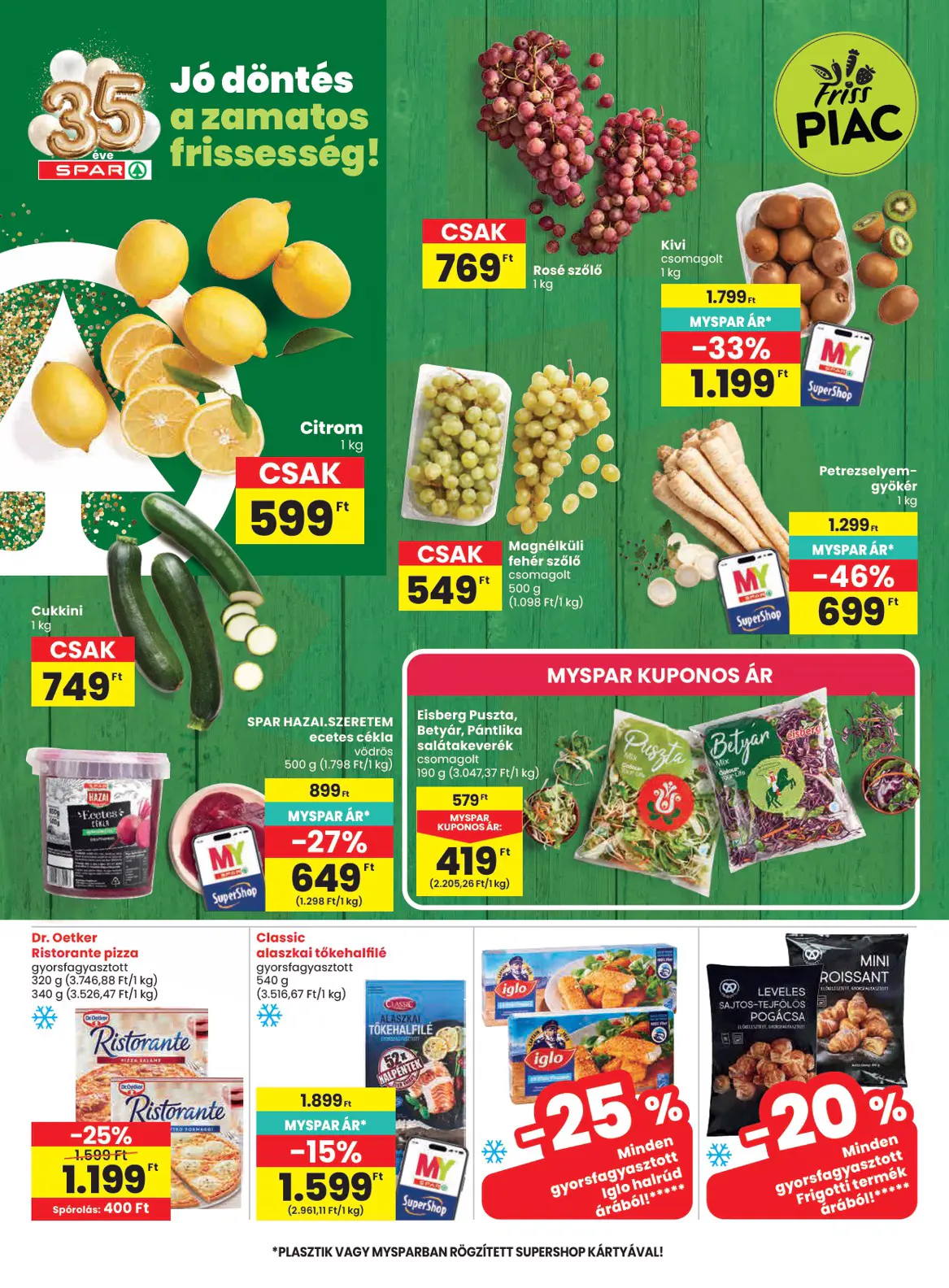 Spar szórólap, 6. oldal (okt. 22–28.)