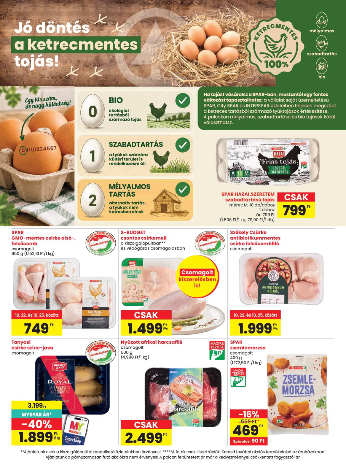 Spar szórólap, 9. oldal (okt. 22–28.)