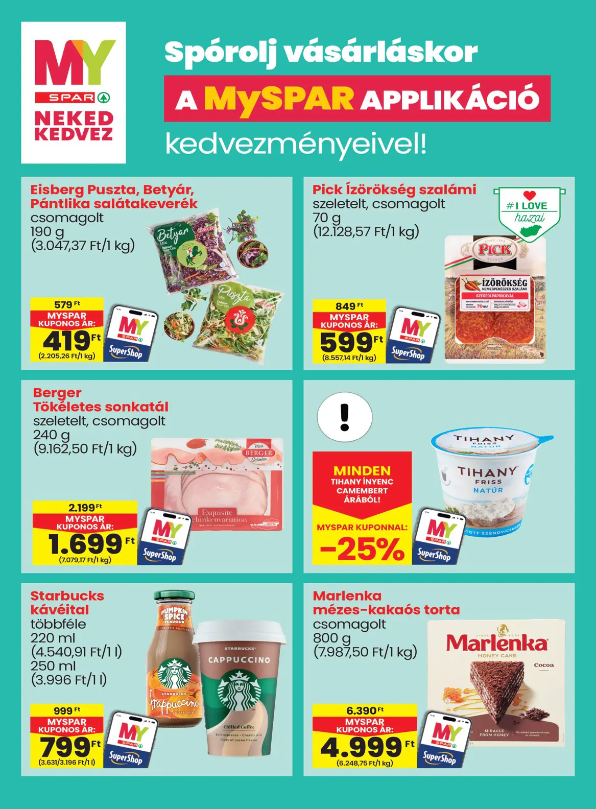 Spar szórólap, 11. oldal (okt. 22–28.)