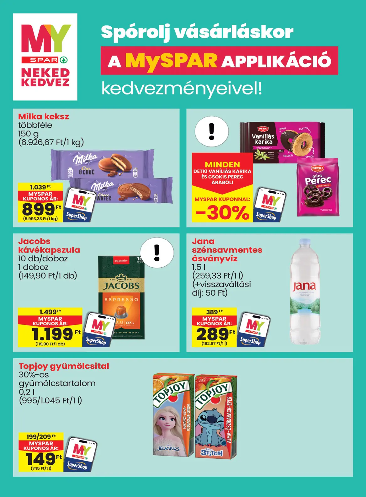 Spar szórólap, 13. oldal (okt. 22–28.)