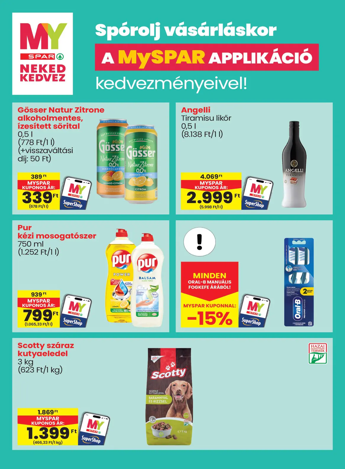 Spar szórólap, 14. oldal (okt. 22–28.)