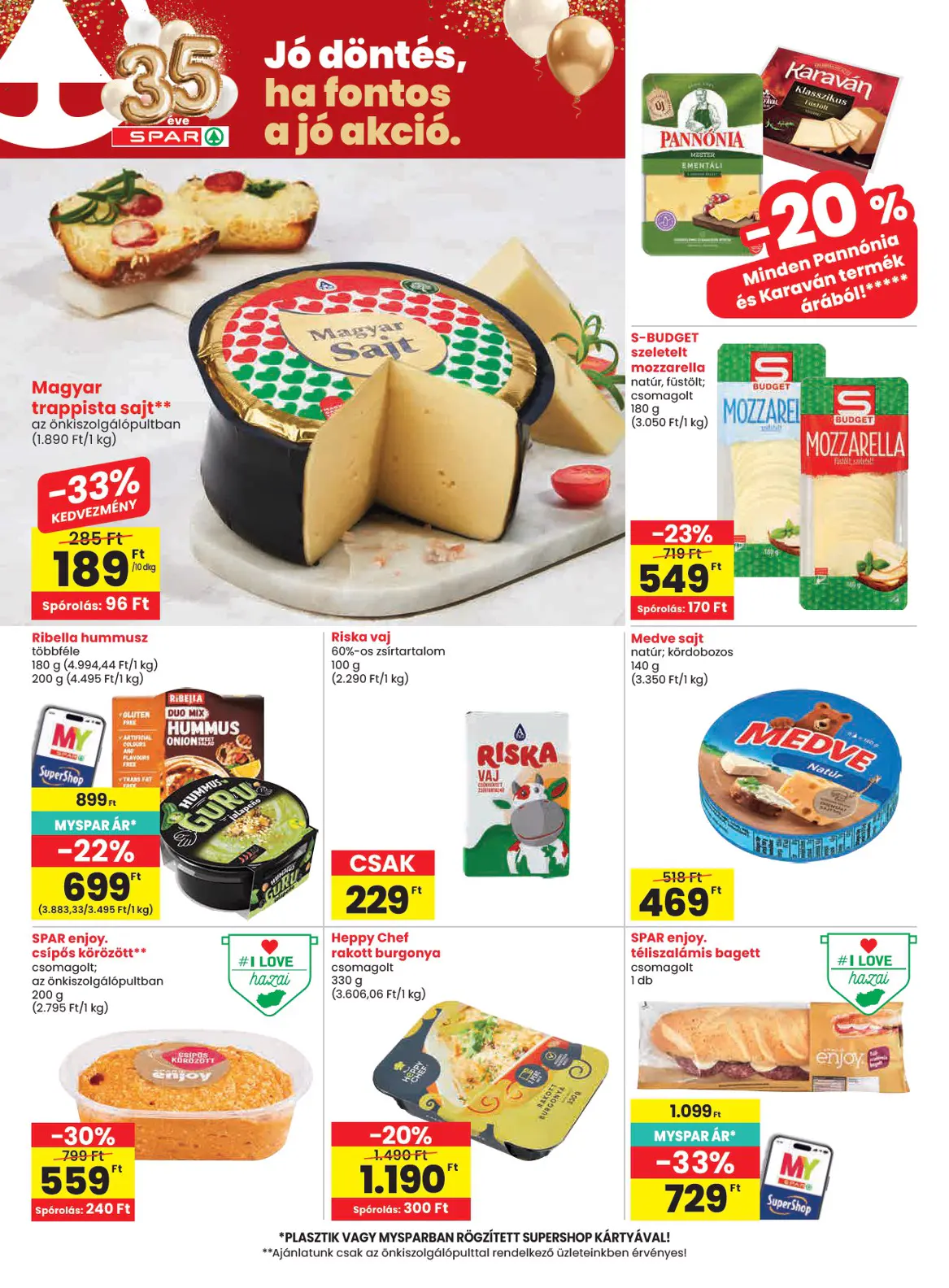 Spar szórólap, 19. oldal (okt. 22–28.)