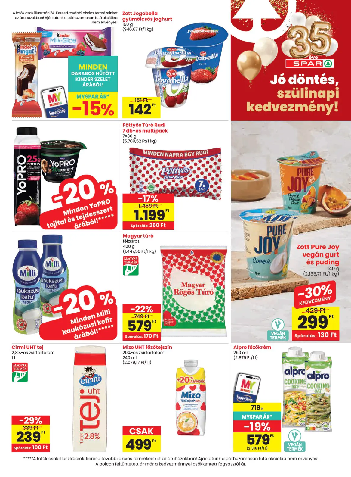 Spar szórólap, 20. oldal (okt. 22–28.)