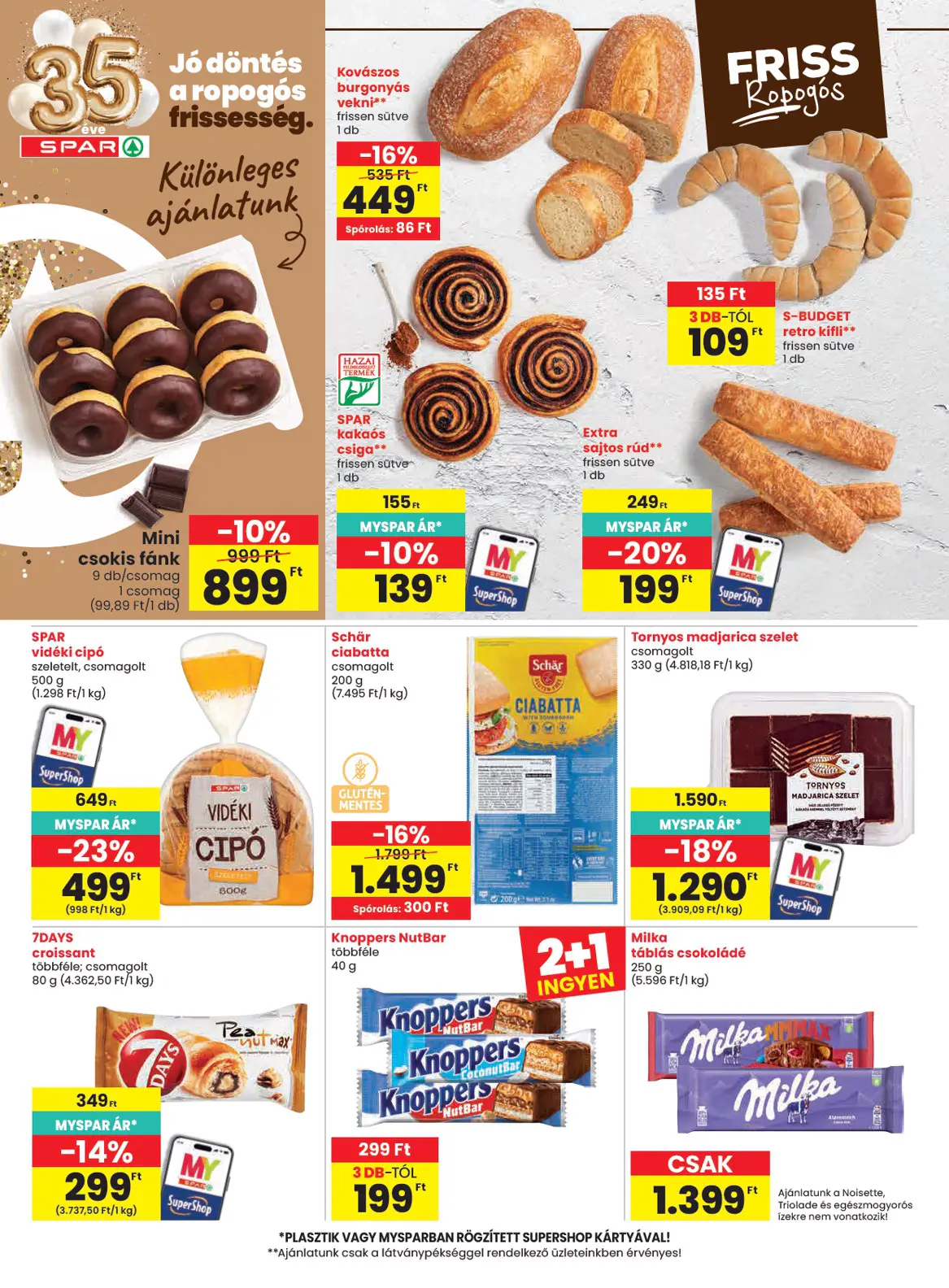 Spar szórólap, 23. oldal (okt. 22–28.)