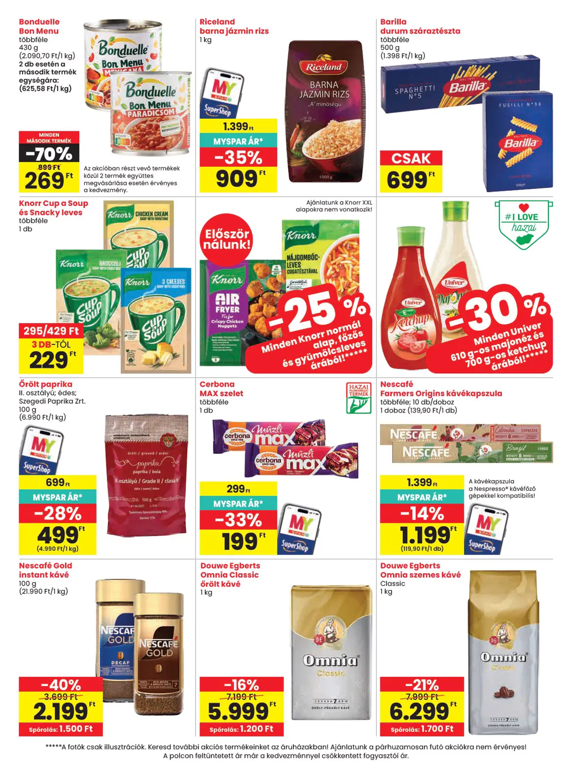 Spar szórólap, 27. oldal (okt. 22–28.)