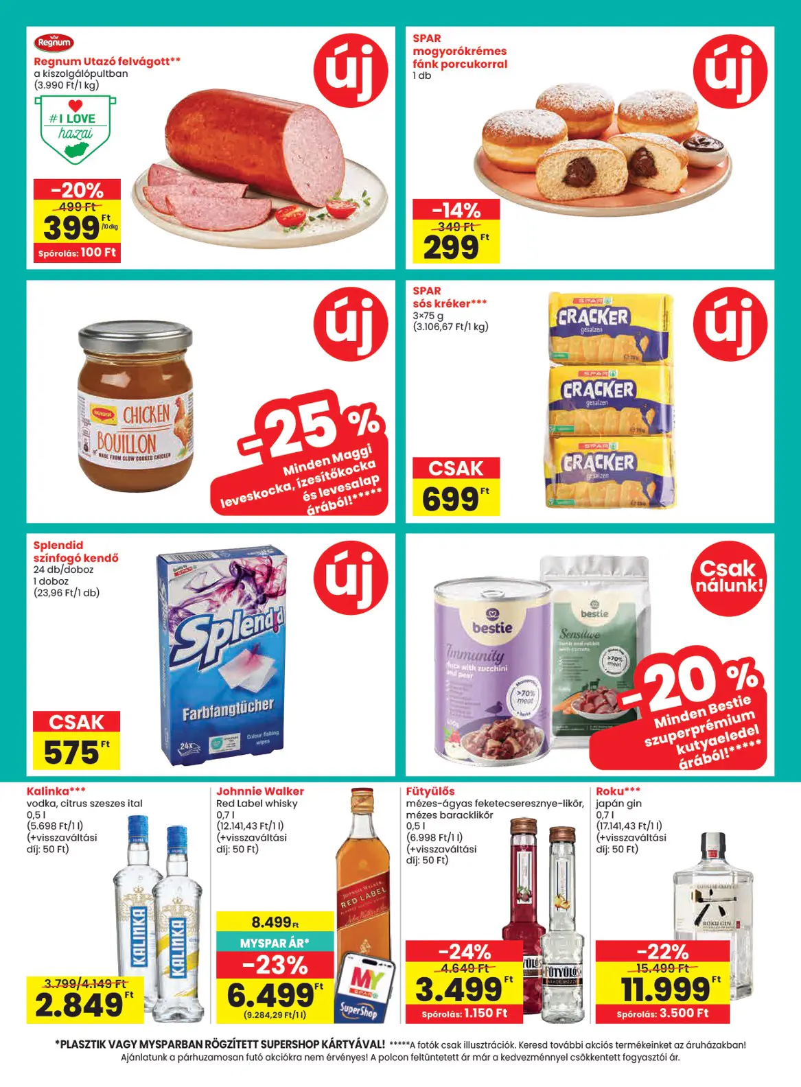 Spar szórólap, 31. oldal (okt. 22–28.)