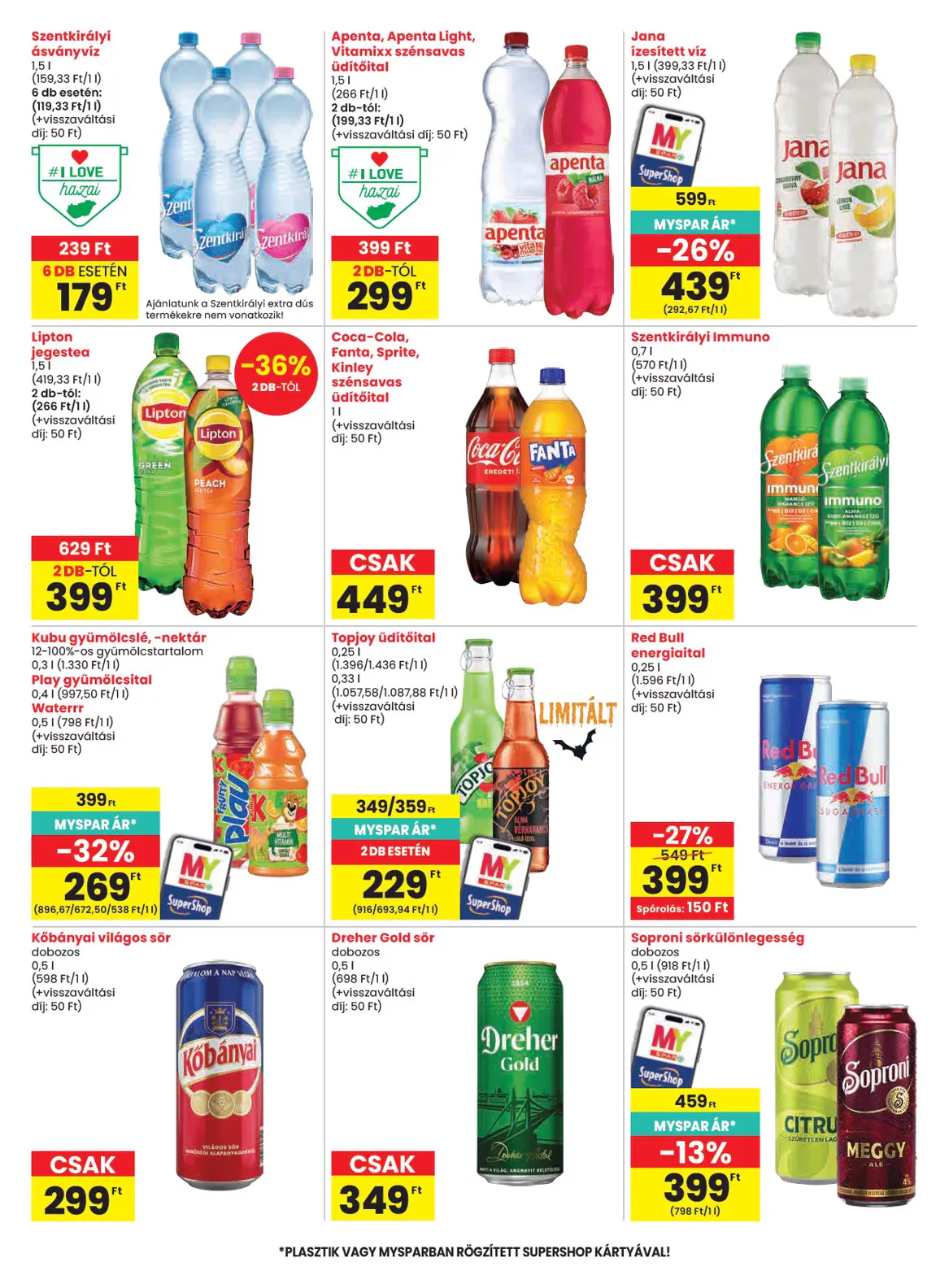 Spar szórólap, 33. oldal (okt. 22–28.)