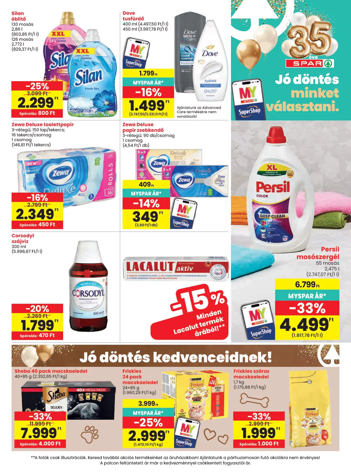 Spar szórólap, 35. oldal (okt. 22–28.)