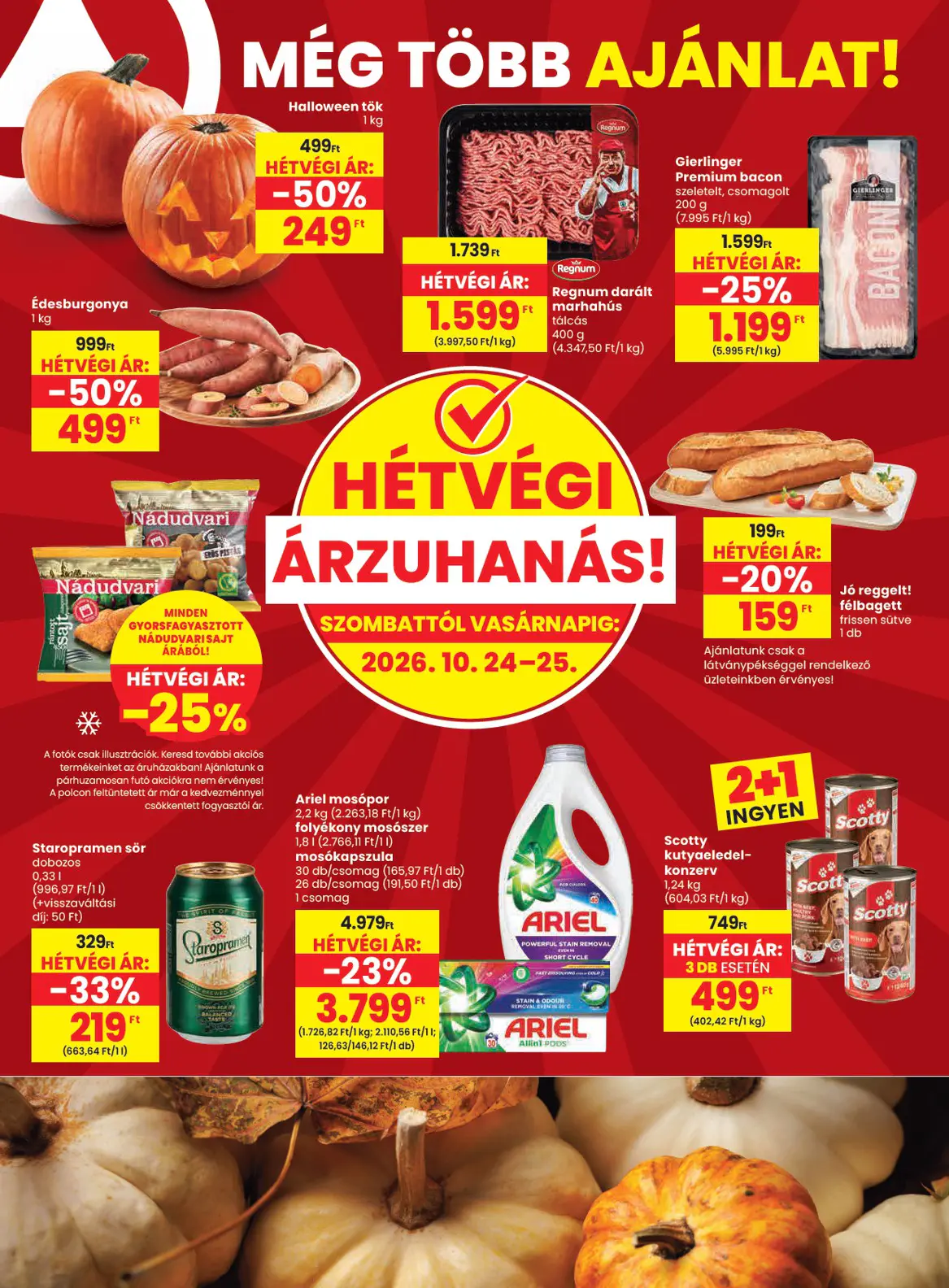Spar szórólap, 45. oldal (okt. 22–28.)