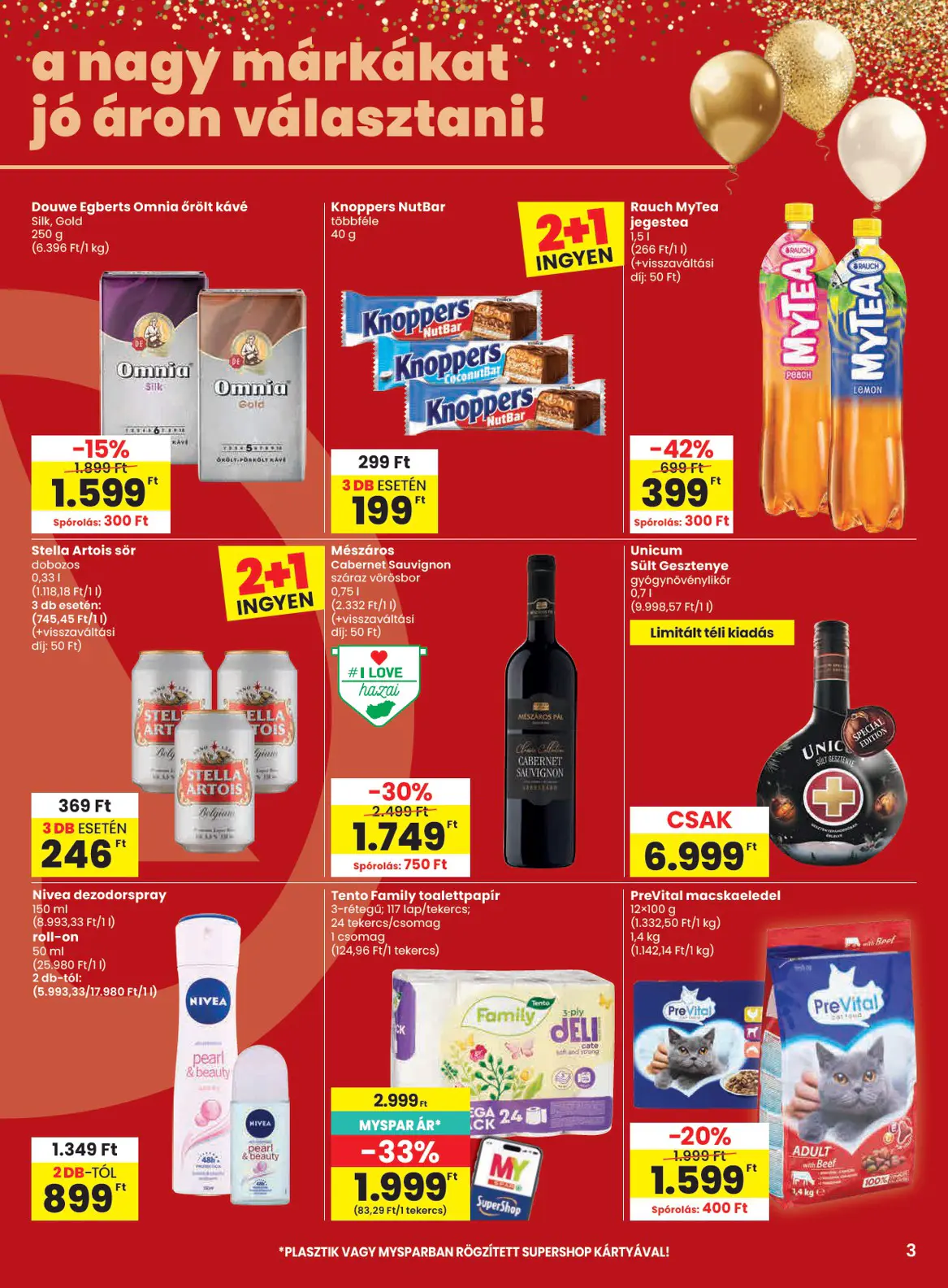 Spar szórólap, 3. oldal (okt. 29. – nov. 4.)