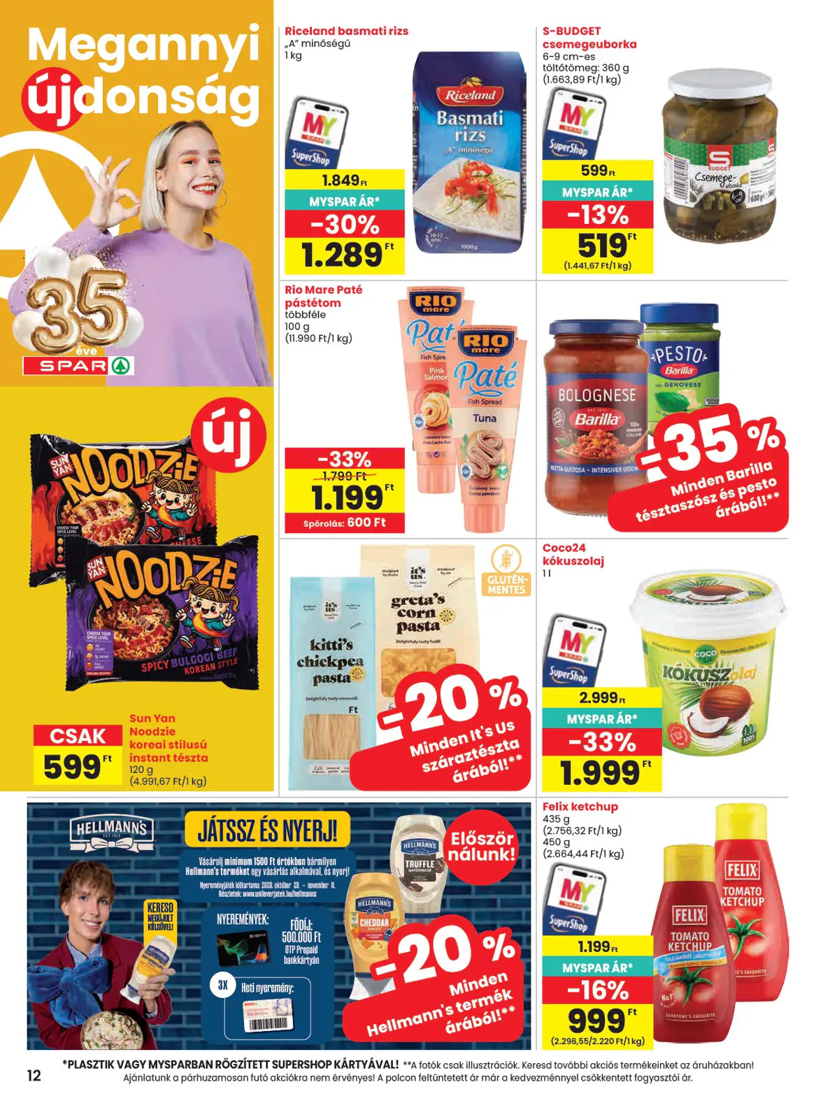 Spar szórólap, 12. oldal (okt. 29. – nov. 4.)