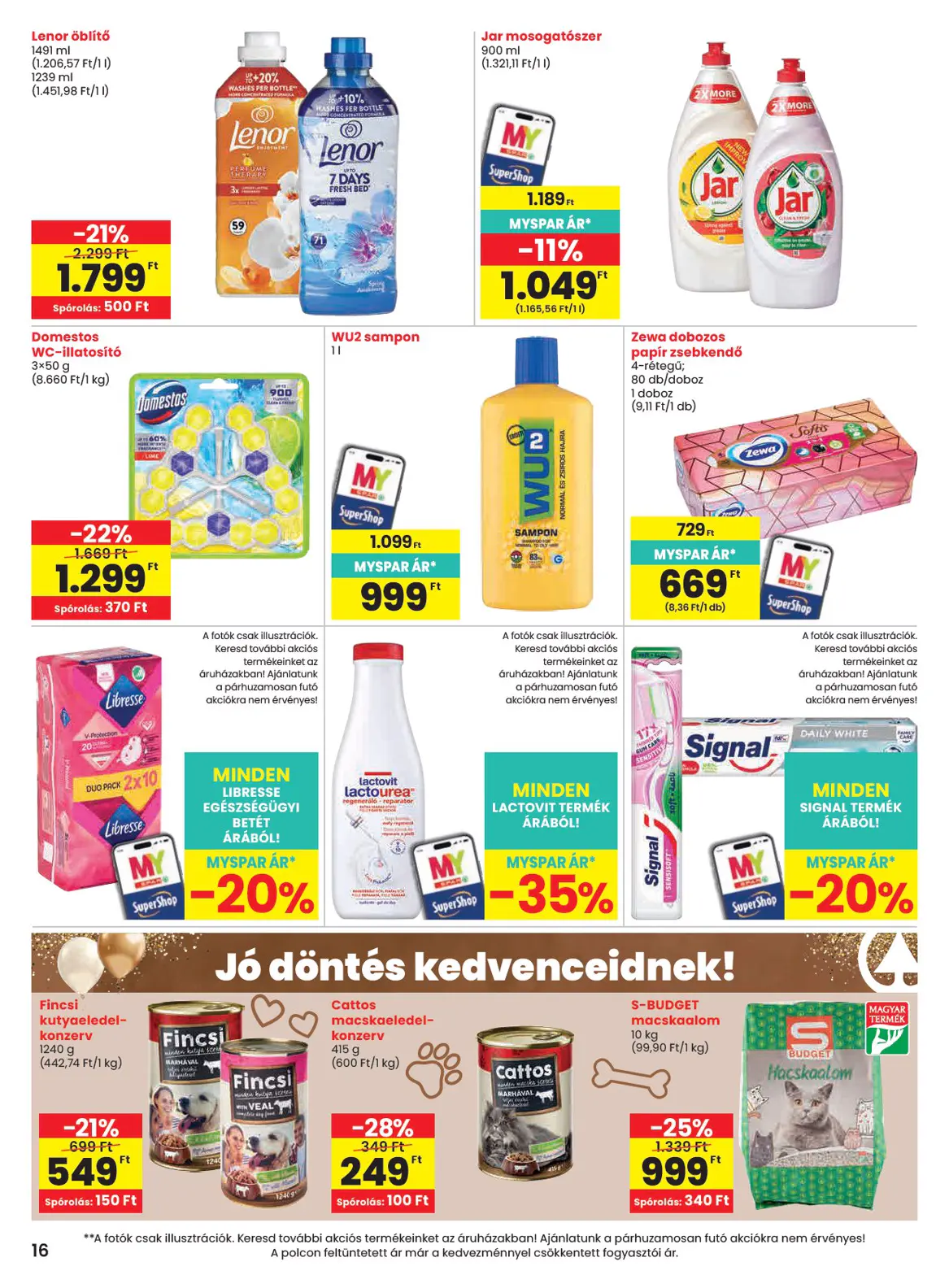 Spar szórólap, 16. oldal (okt. 29. – nov. 4.)