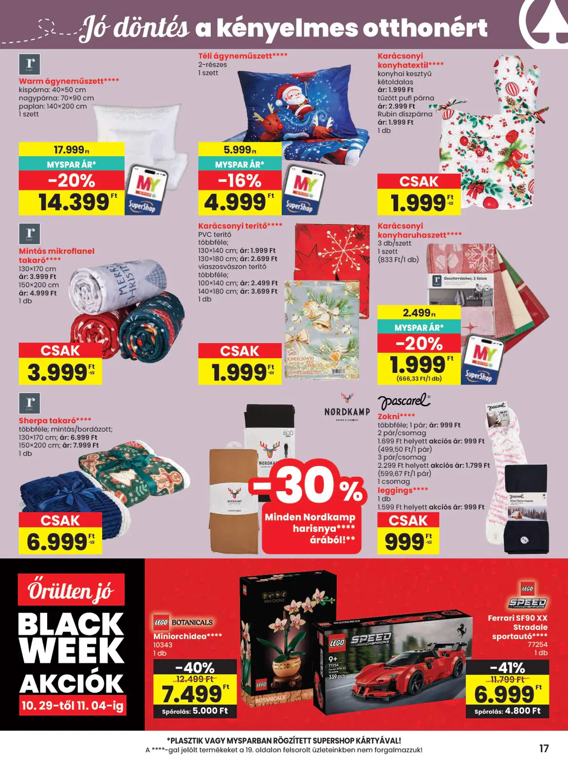 Spar szórólap, 17. oldal (okt. 29. – nov. 4.)