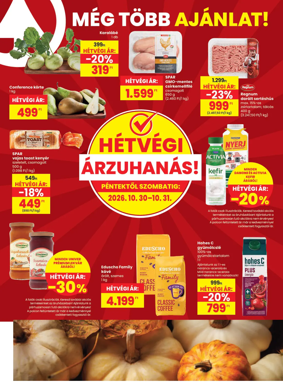 Spar szórólap, 20. oldal (okt. 29. – nov. 4.)