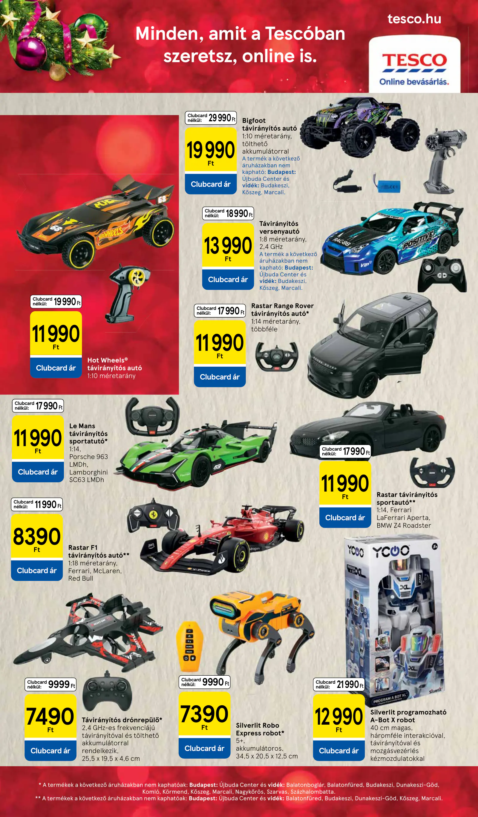 Tesco akciós újság, 8. oldal (okt. 28. – nov. 17.)