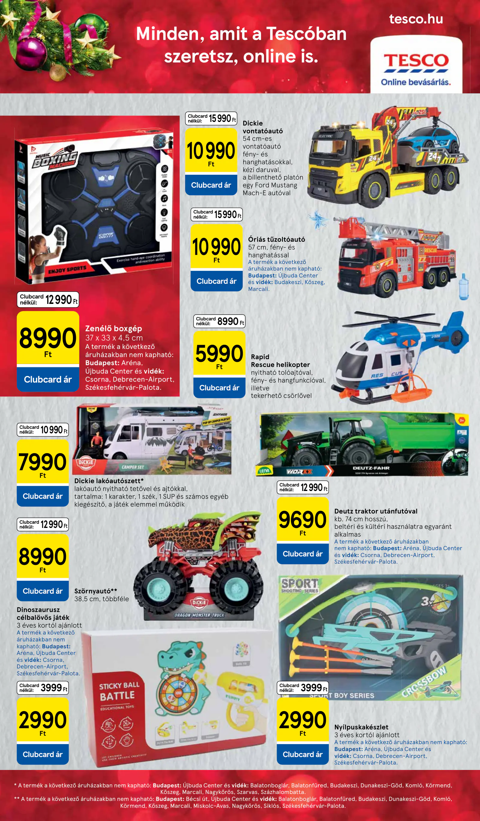 Tesco akciós újság, 10. oldal (okt. 28. – nov. 17.)