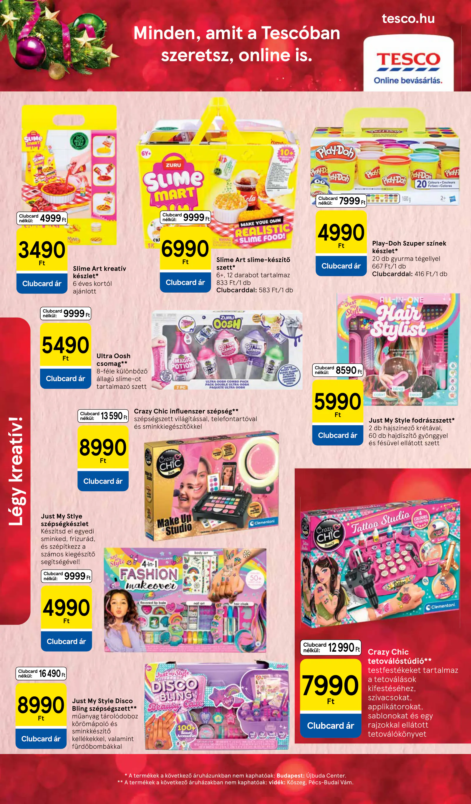 Tesco akciós újság, 12. oldal (okt. 28. – nov. 17.)