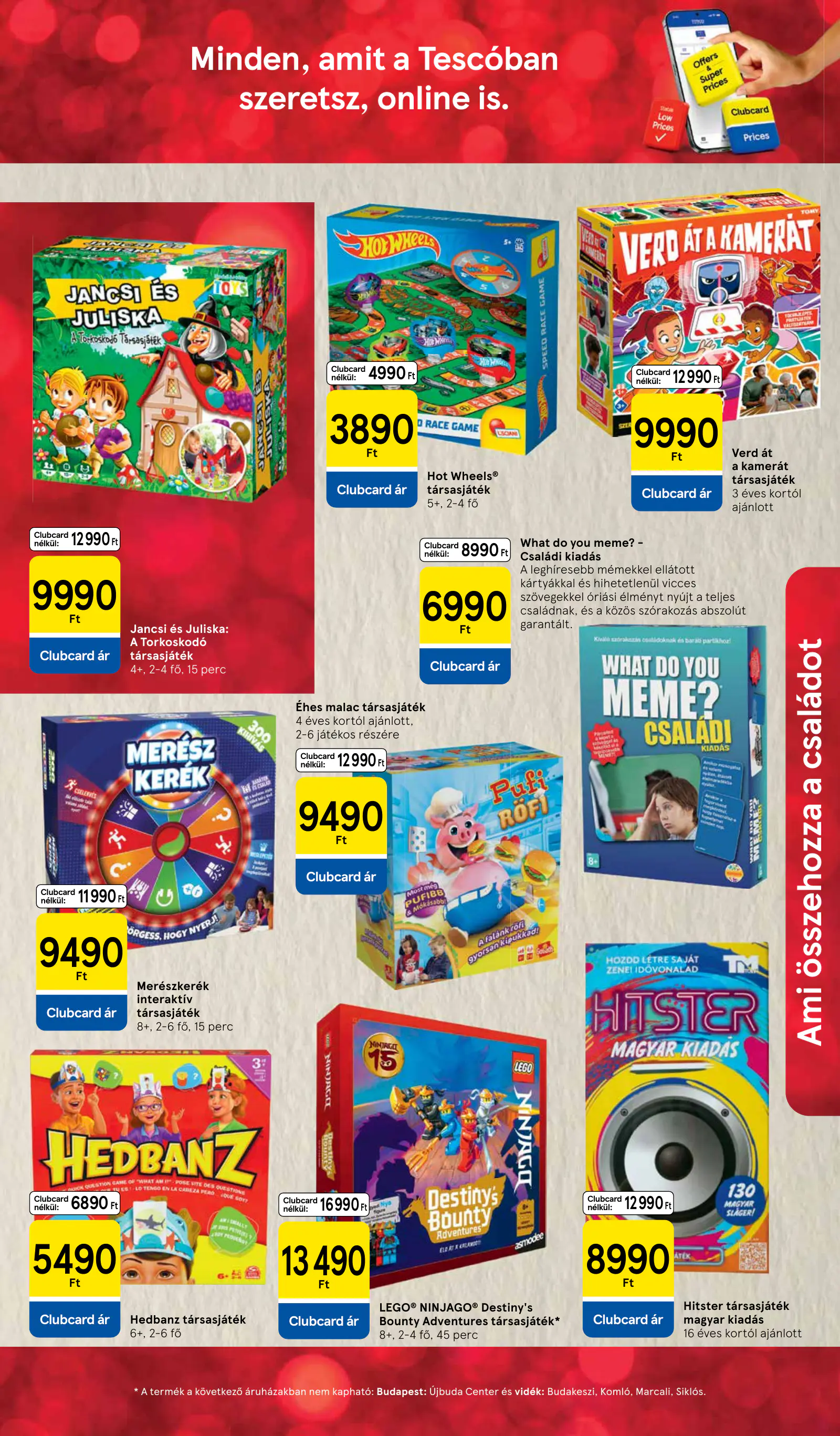 Tesco akciós újság, 13. oldal (okt. 28. – nov. 17.)