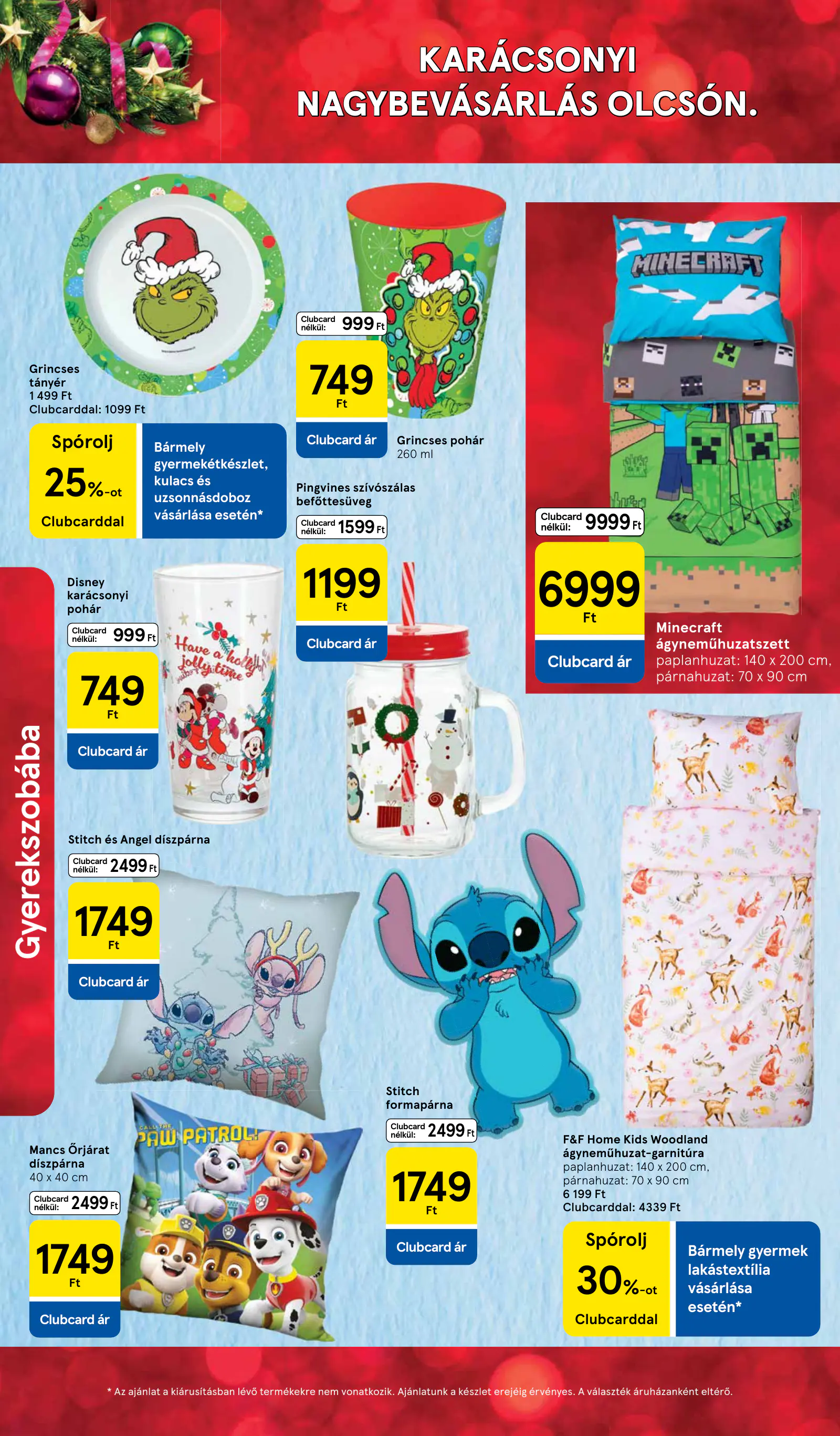 Tesco akciós újság, 18. oldal (okt. 28. – nov. 17.)