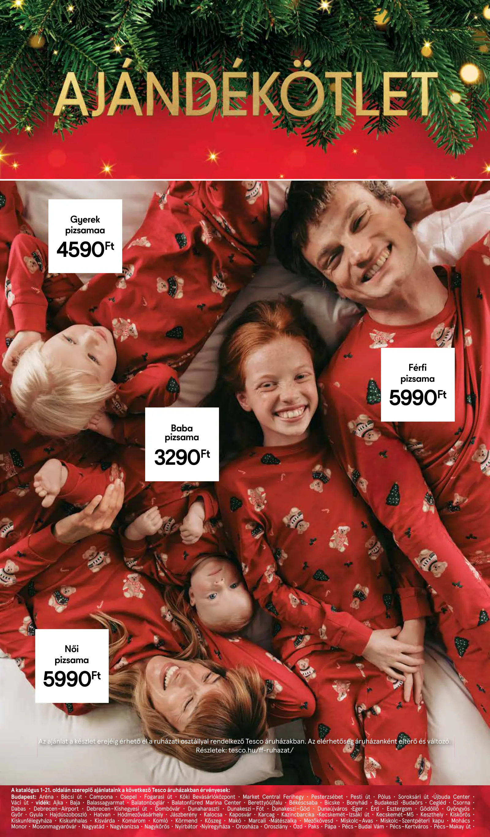 Tesco akciós újság, 20. oldal (okt. 28. – nov. 17.)