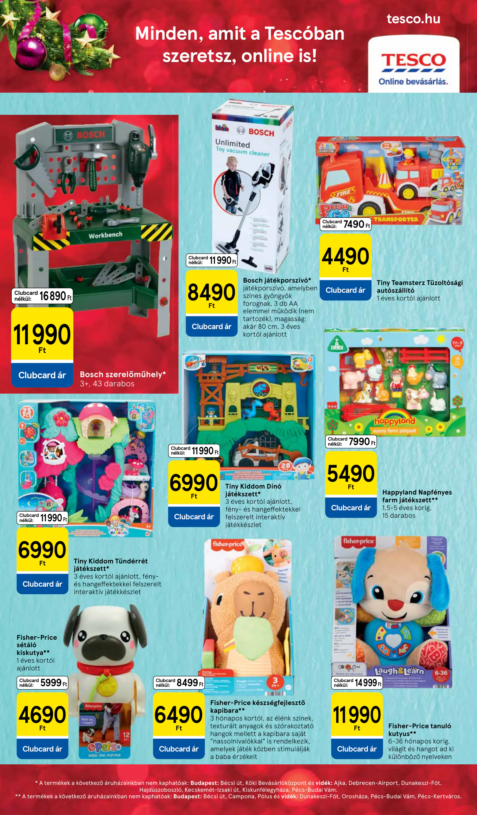 Tesco akciós újság, 22. oldal (okt. 28. – nov. 17.)