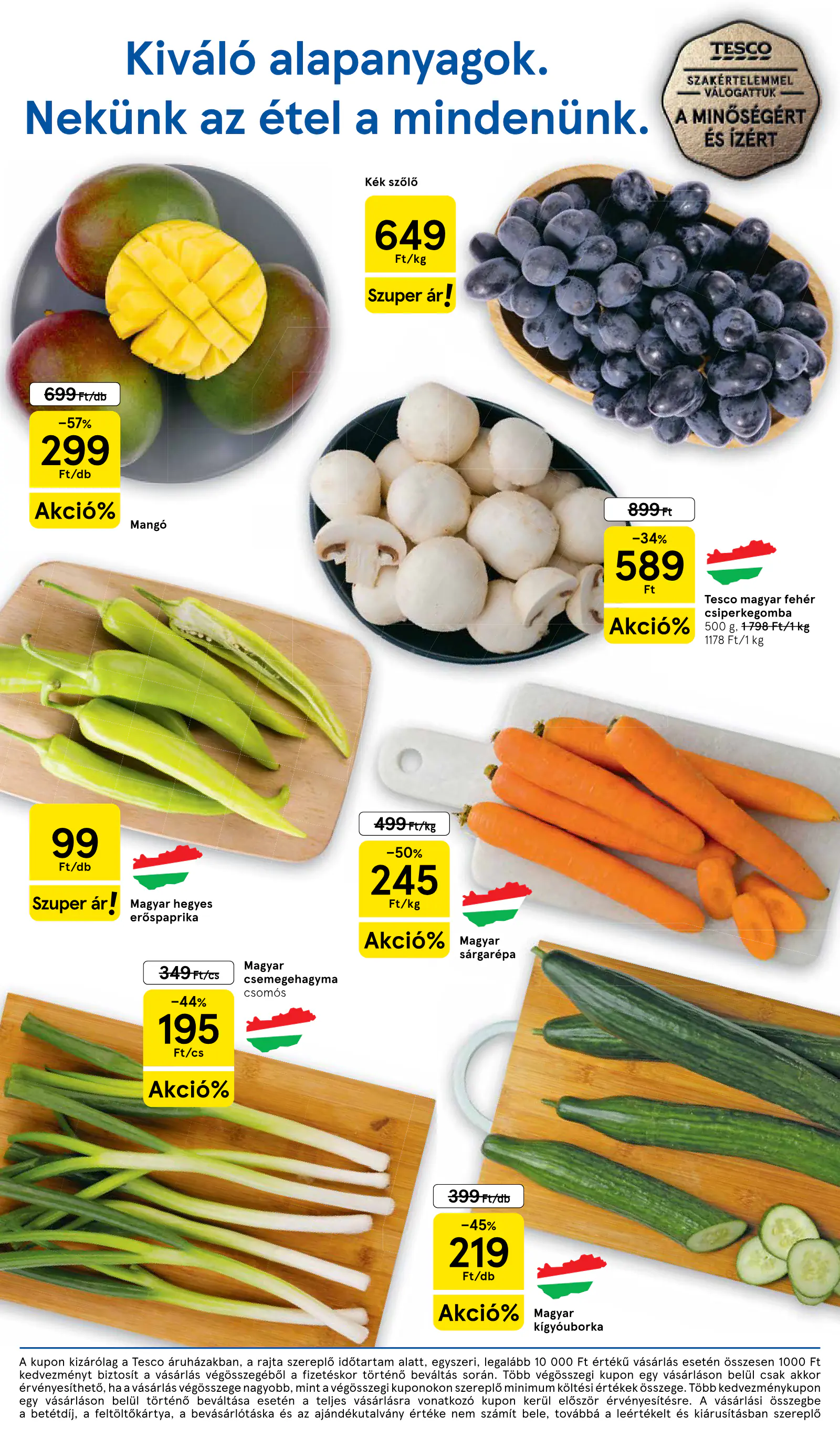 Tesco Hipermarket akciós újság, 2. oldal (okt. 8–14.)