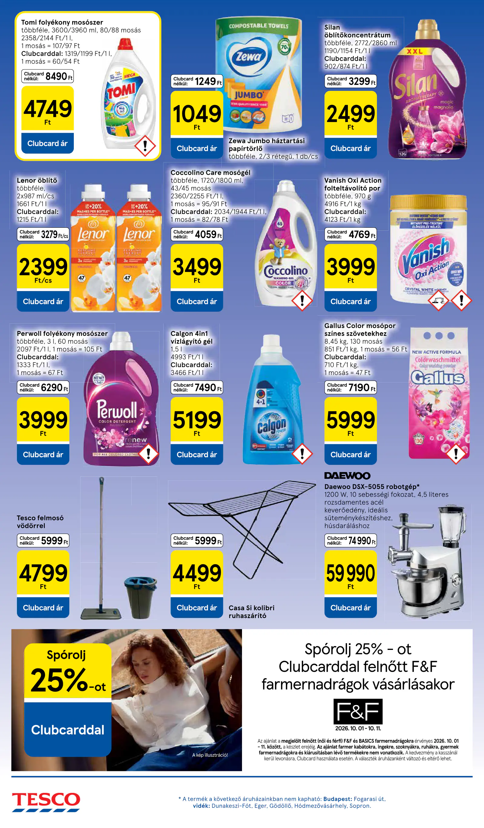 Tesco Hipermarket akciós újság, 10. oldal (okt. 8–14.)