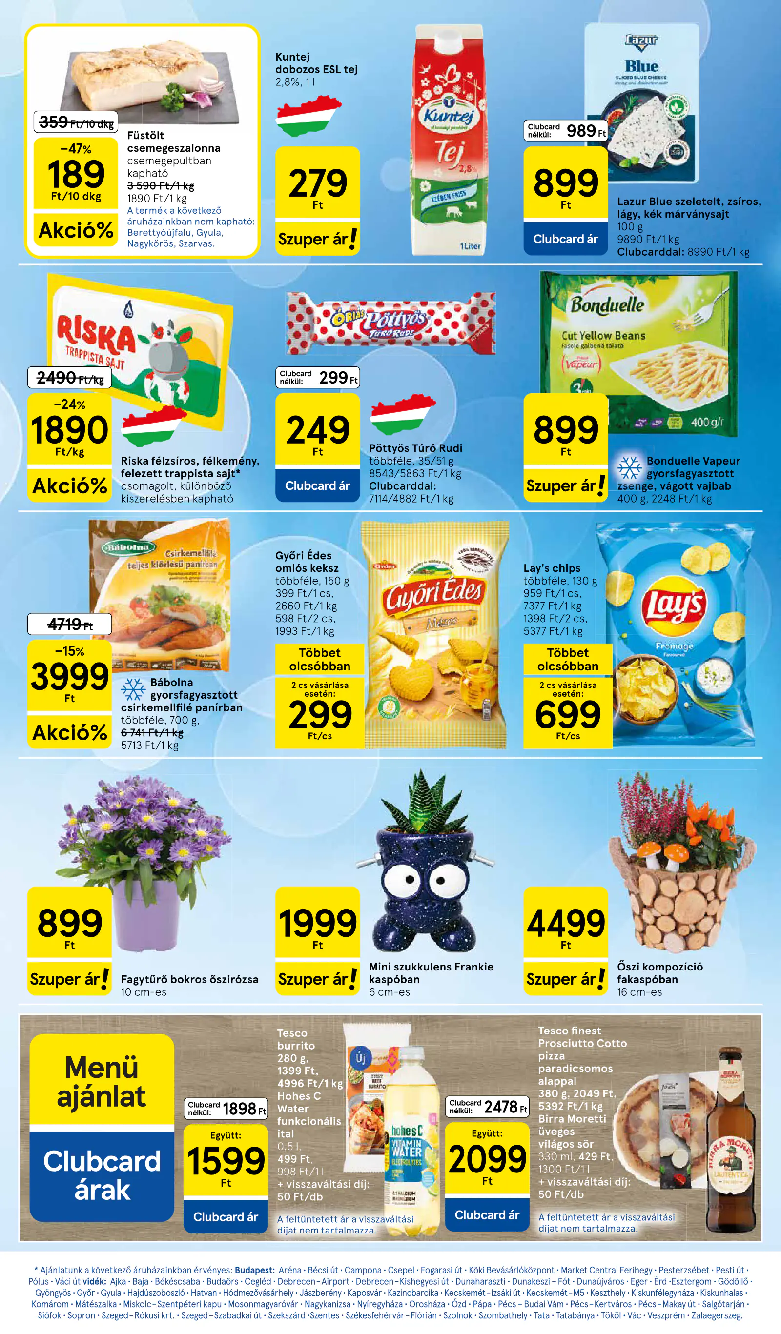 Tesco Hipermarket akciós újság, 4. oldal (okt. 15–20.)