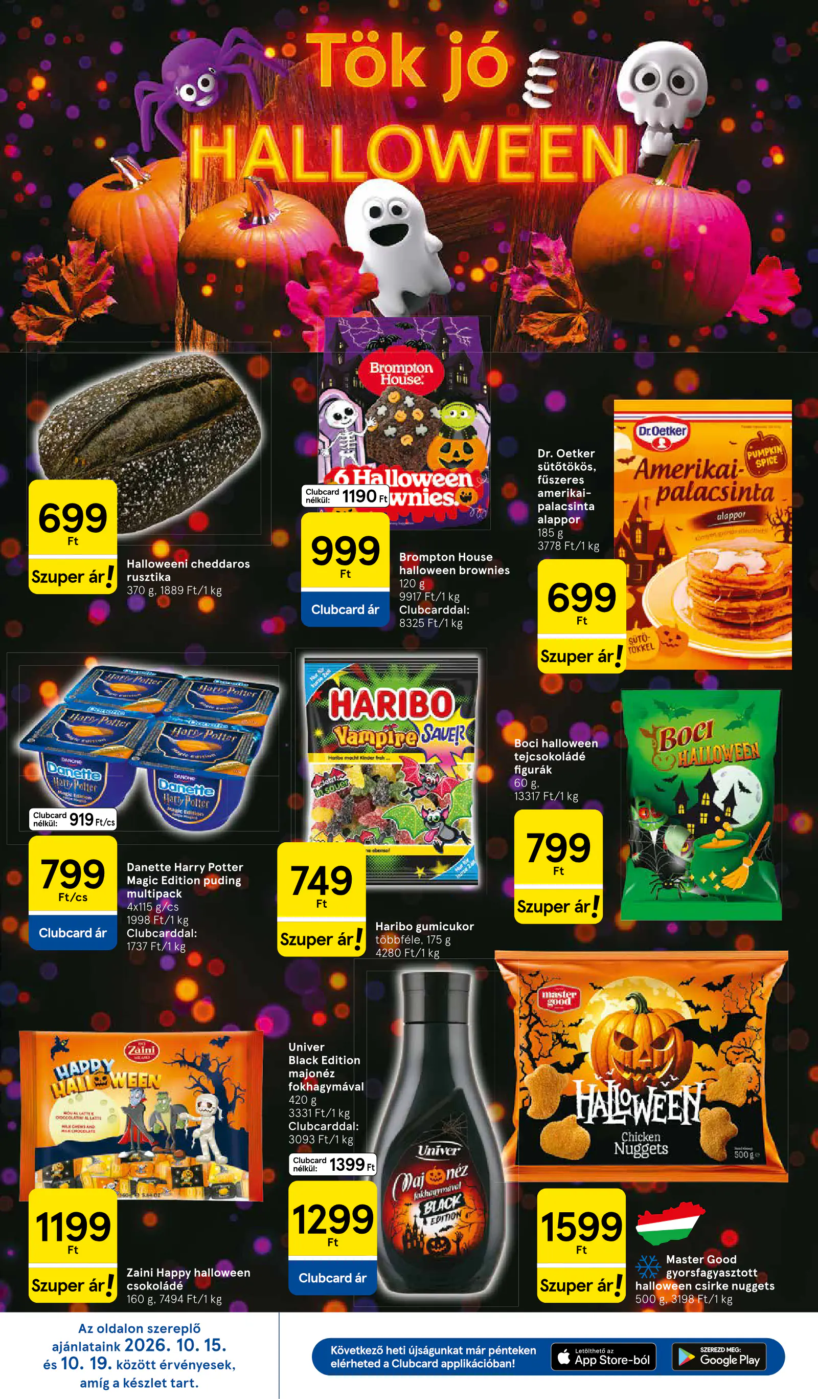 Tesco Hipermarket akciós újság, 10. oldal (okt. 15–20.)