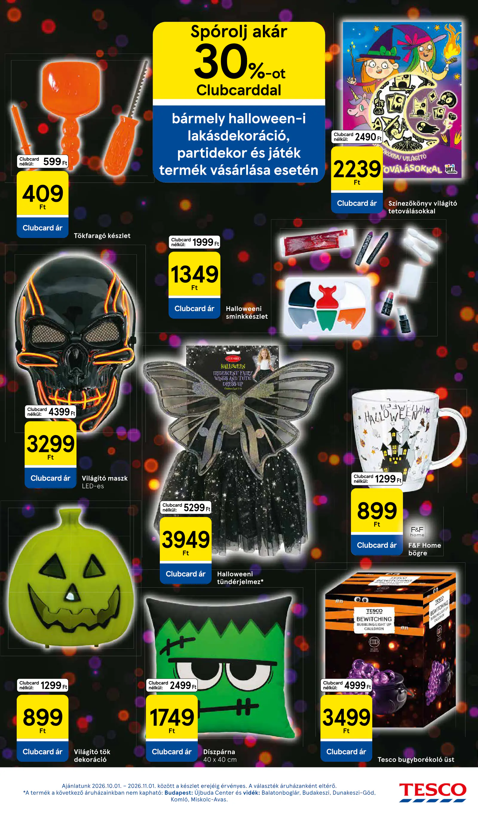 Tesco Hipermarket akciós újság, 11. oldal (okt. 15–20.)