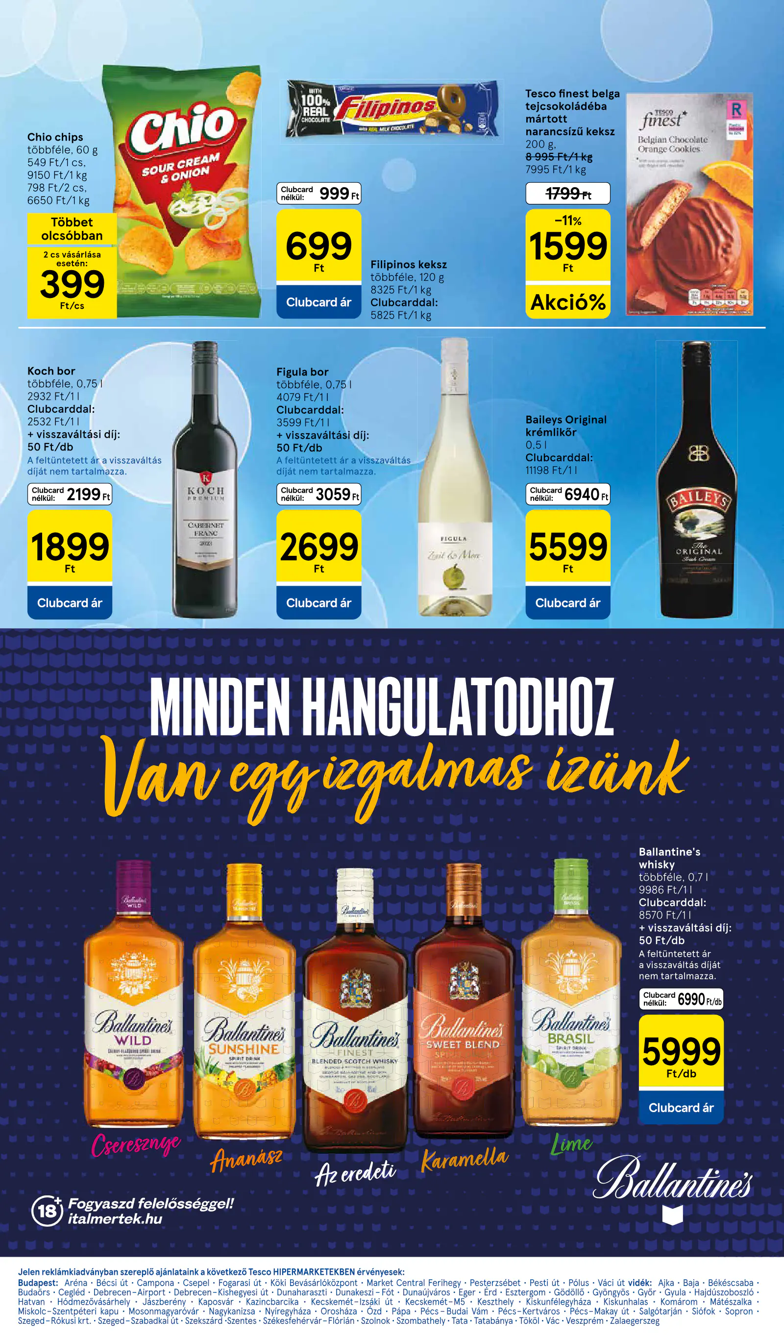 Tesco Hipermarket akciós újság, 18. oldal (okt. 15–20.)
