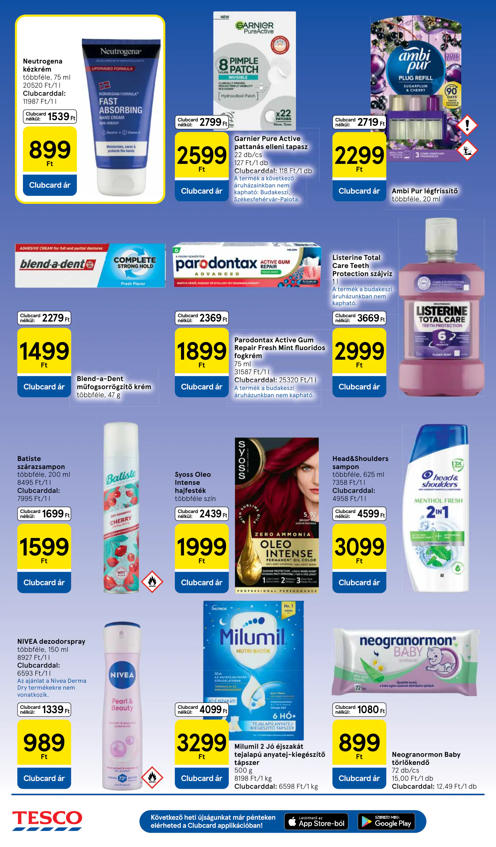 Tesco Hipermarket akciós újság, 8. oldal (okt. 21–28.)
